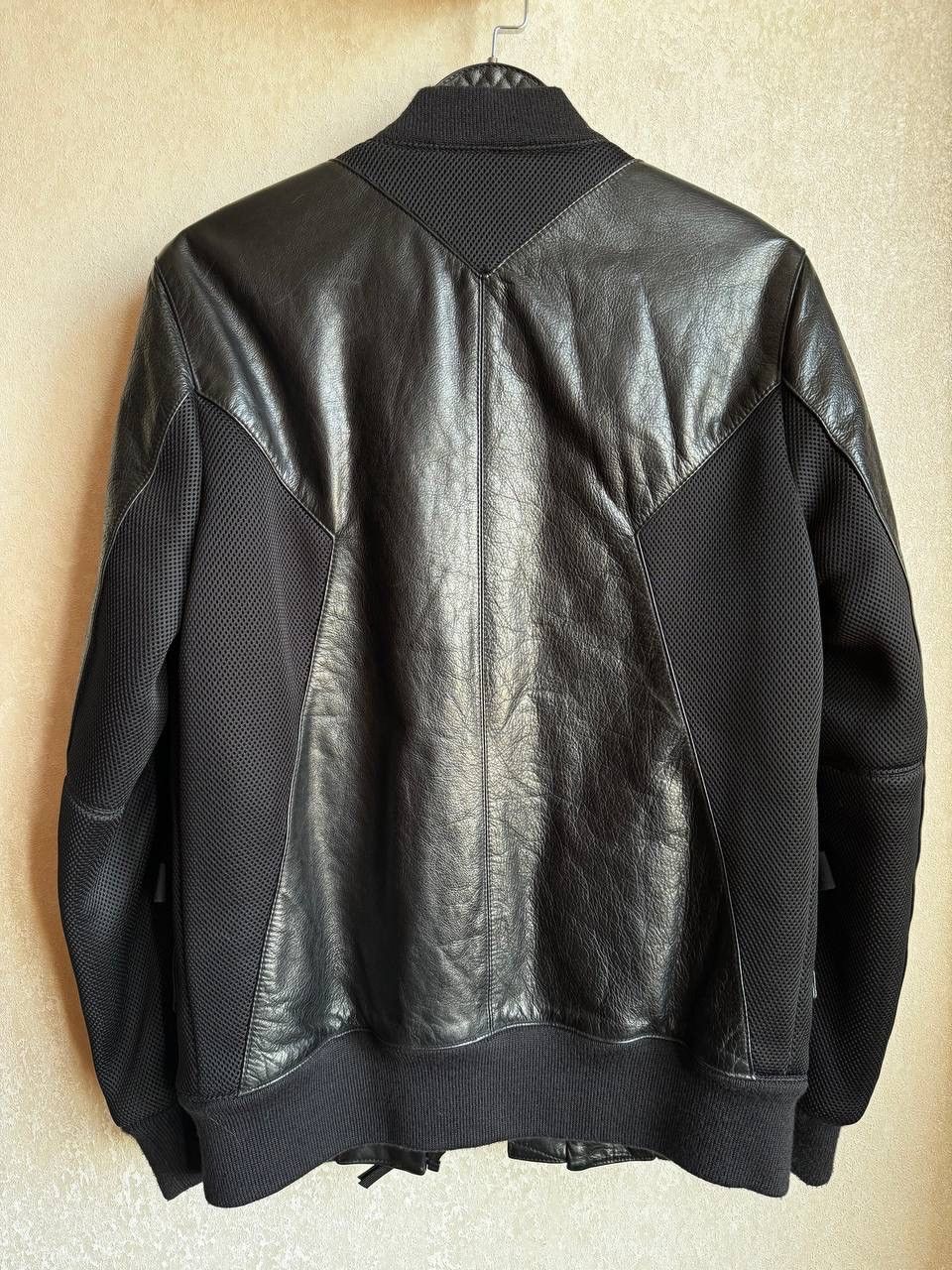 Helmut Lang Hybrid leather Bomber jacket Size US M / EU 48-50 / 2 - 2 Thumbnail