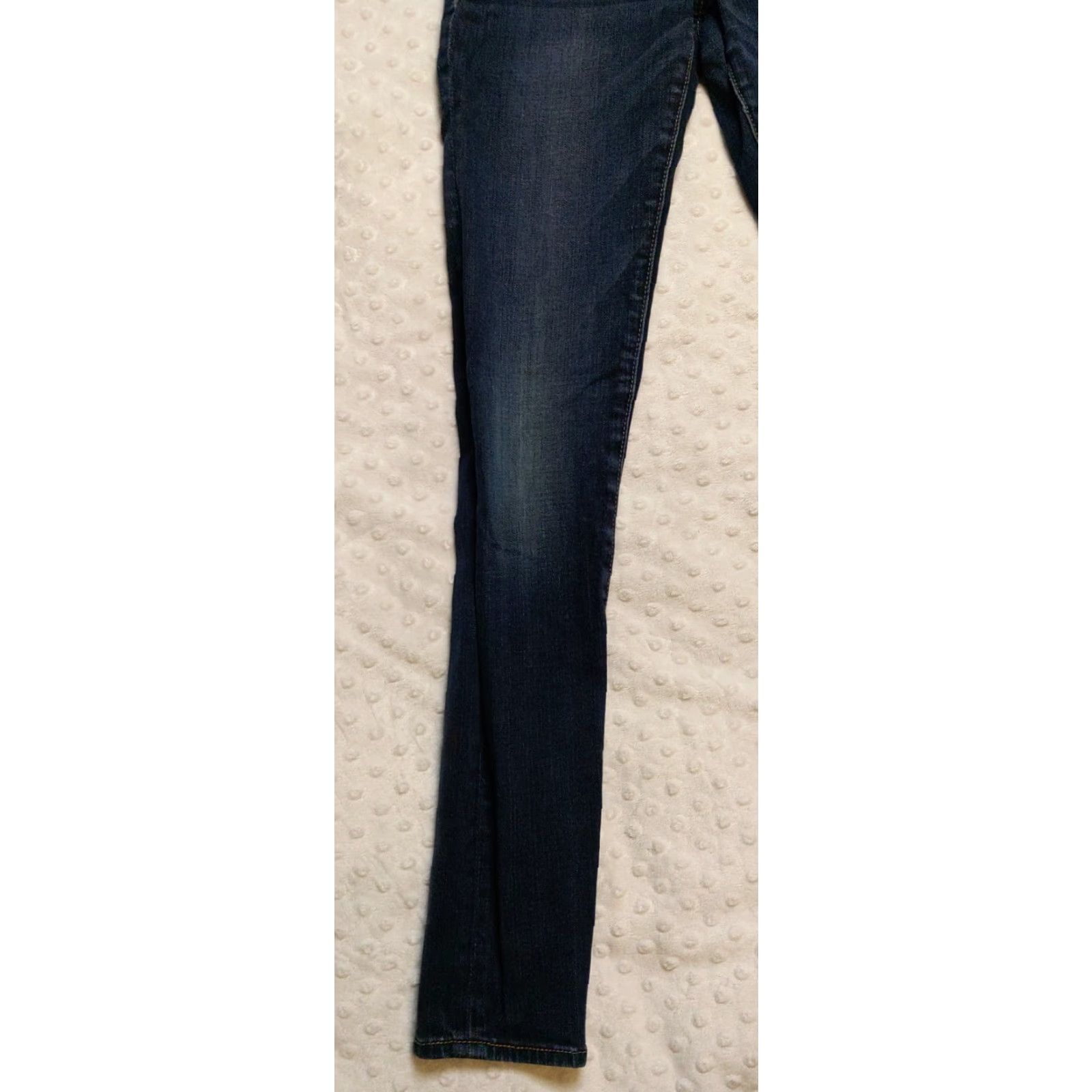 Abercrombie & Fitch Abercrombie & Fitch Jeans Medium Wash Distressed Skinny High Rise 26 X 29 Womens Vintage 90s Love Preppy Blue Cotton Elastane Regular Rise Jeans Women Size 26" / US 2 / IT 38 - 3 Thumbnail