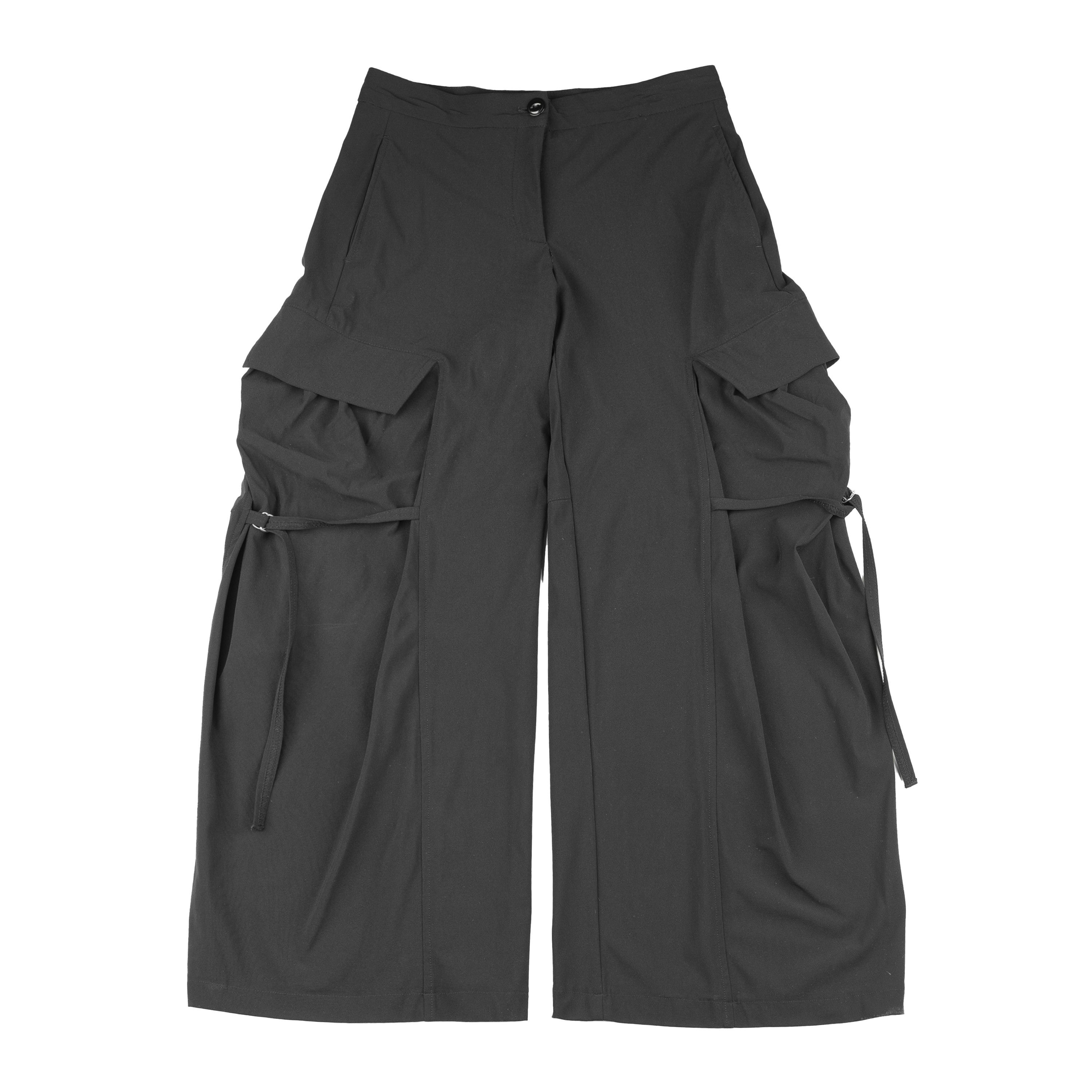Marithe + Francois Girbaud Marithé François Girbaud Multipocket Cargo Black Pants Size 27" / US 4 / IT 40 - 1 Thumbnail