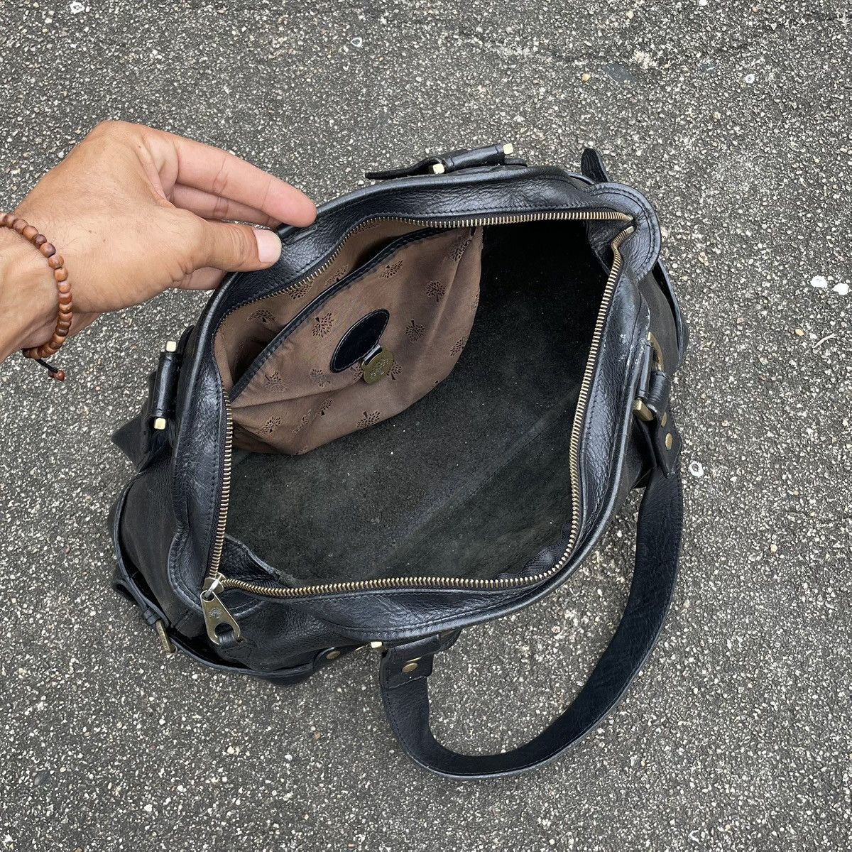 Mulberry 🔥 Mulberry Knightsbridge Leather Bag Size ONE SIZE - 16 Thumbnail