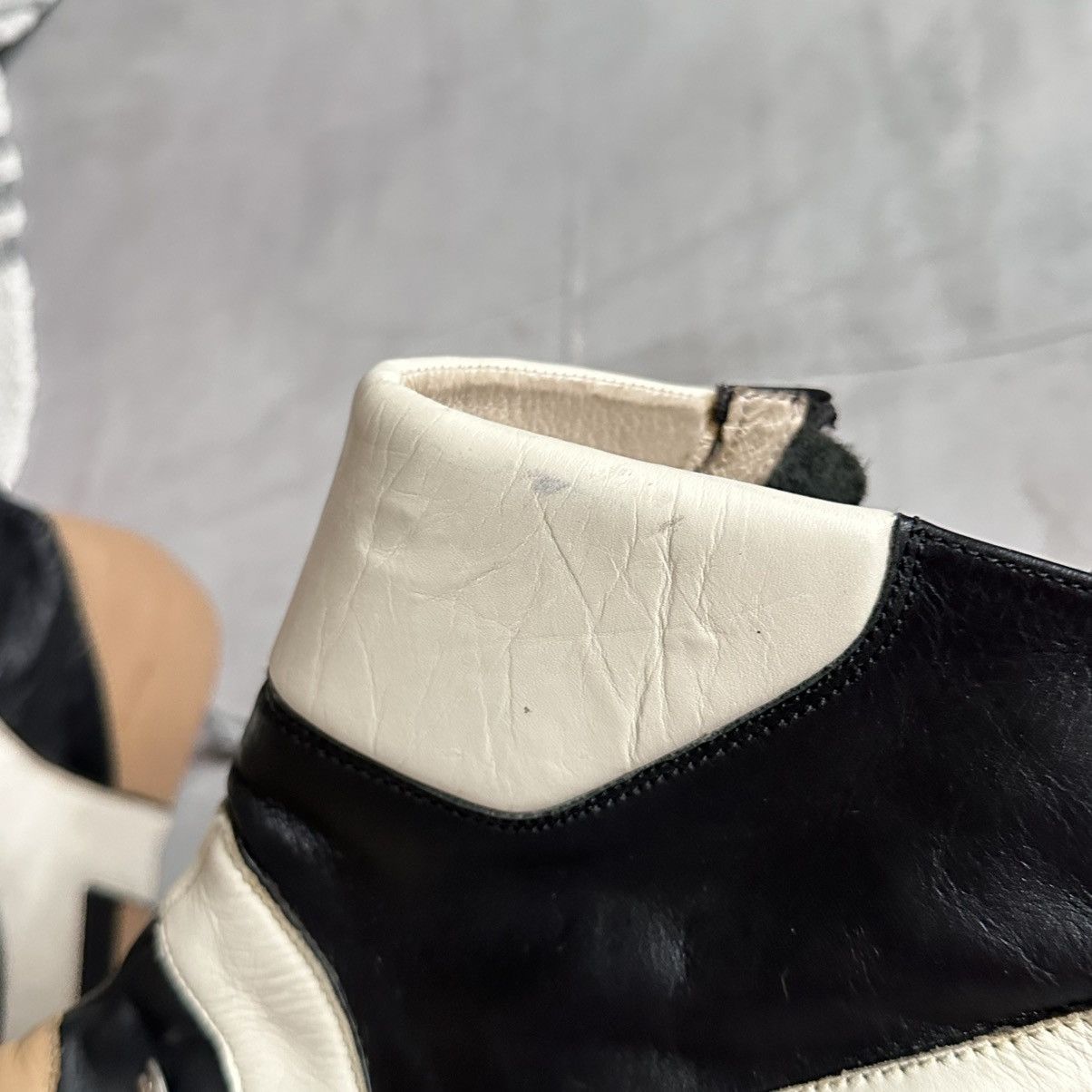 New Rock 25x Cyber Moto Leather Boots Kitten Heels Prada Miu Miu Vibe Size US 9 / IT 39 - 17 Thumbnail