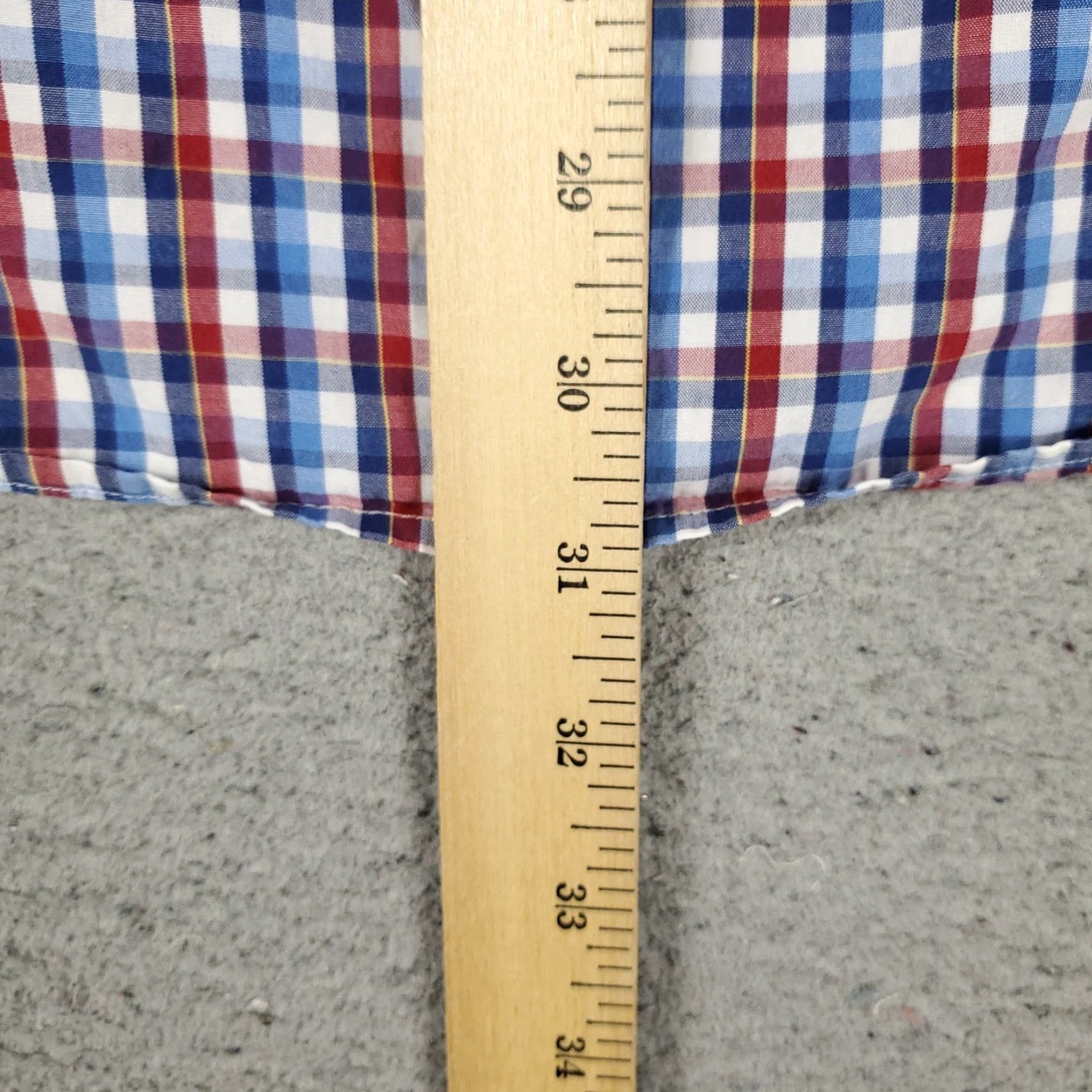 Vineyard Vines Vineyard Vines Shirt Mens Large Red Blue Plaid Slim Fit Button Up Long Sleeve Size US L / EU 52-54 / 3 - 4 Thumbnail