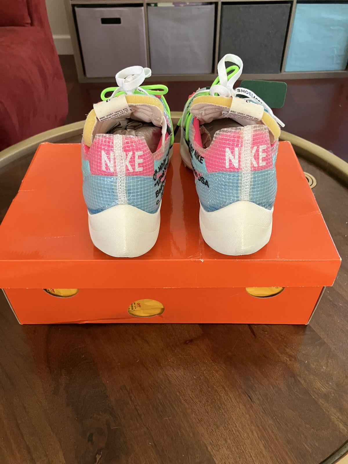 Nike × Off-White Nike x Off-White Vapor Street Sky Blue CD8178-400 Size US 11 / EU 44 - 6 Thumbnail