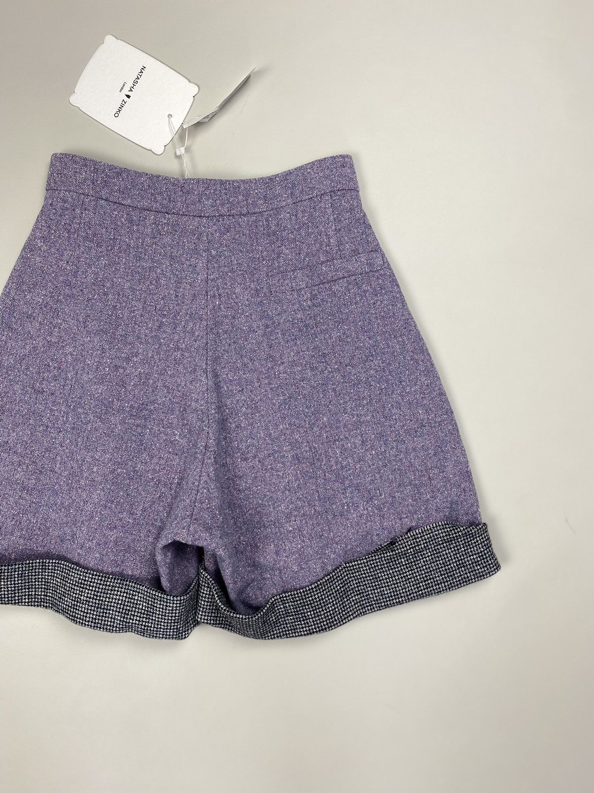 Designer × Natasha Zinko BNWT! Natasha Zinko ladies wool blend high rise shorts Size 25" / US 0 / IT 36 - 20 Thumbnail