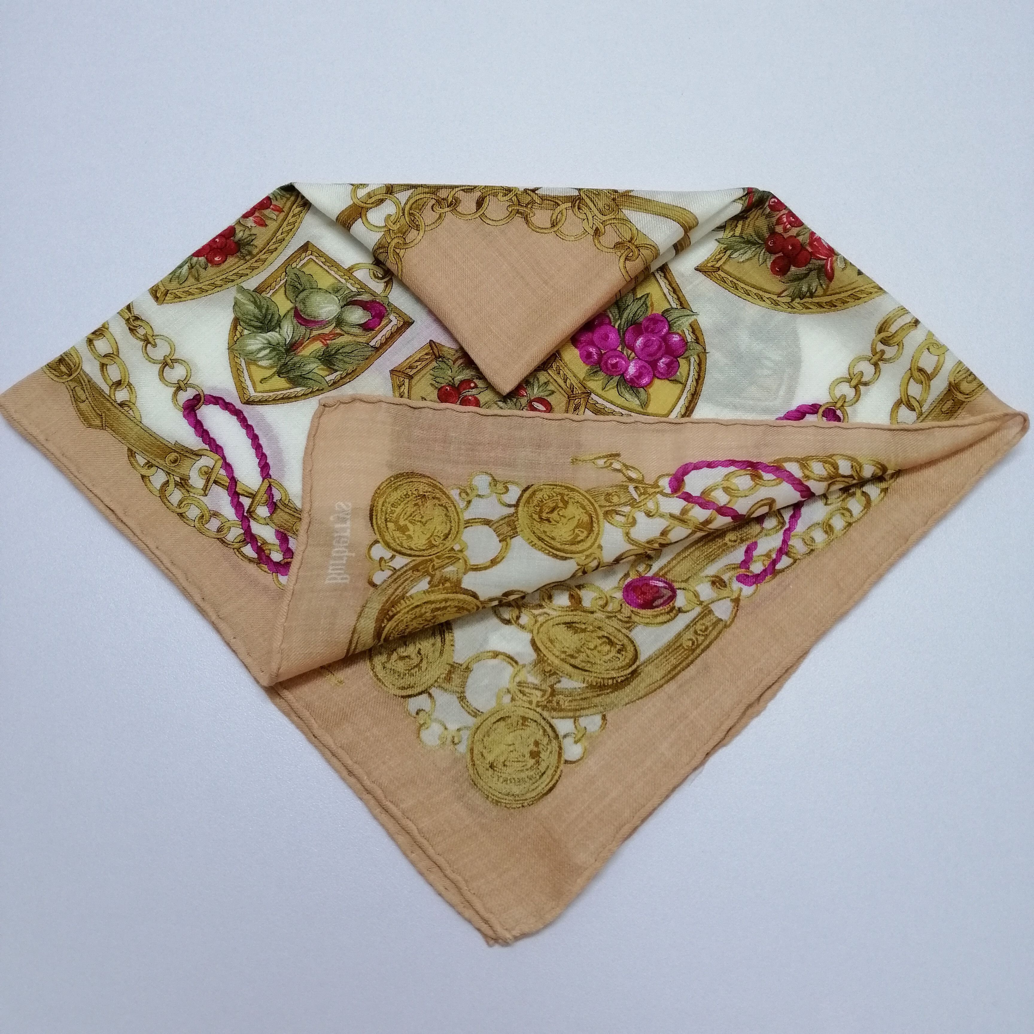 Burberry × Vintage Burberrys Handkerchief/Neckerchief/Bandana-KD2163 Size ONE SIZE - 5 Thumbnail