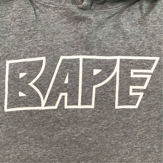 Bape BAPE logo pullover hoodie a bathing ape Size US S / EU 44-46 / 1 - 4 Thumbnail