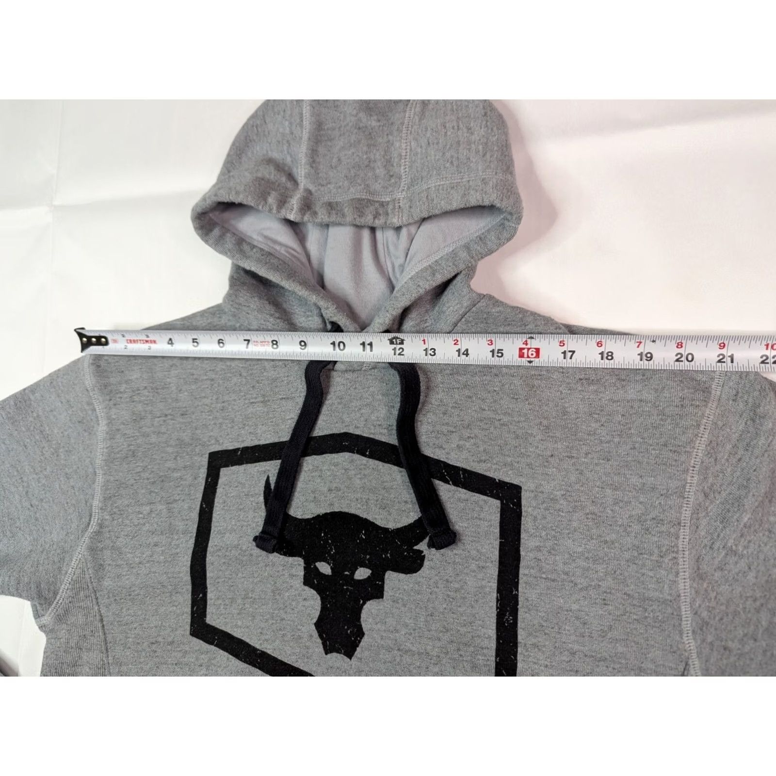 Under Armour Under Armour Project Rock Hoodie Sweatshirt Men M Gray Sweater Pullover Hooded with Pockets, Knit, Logo, Regular Fit Size US M / EU 48-50 / 2 - 7 Thumbnail