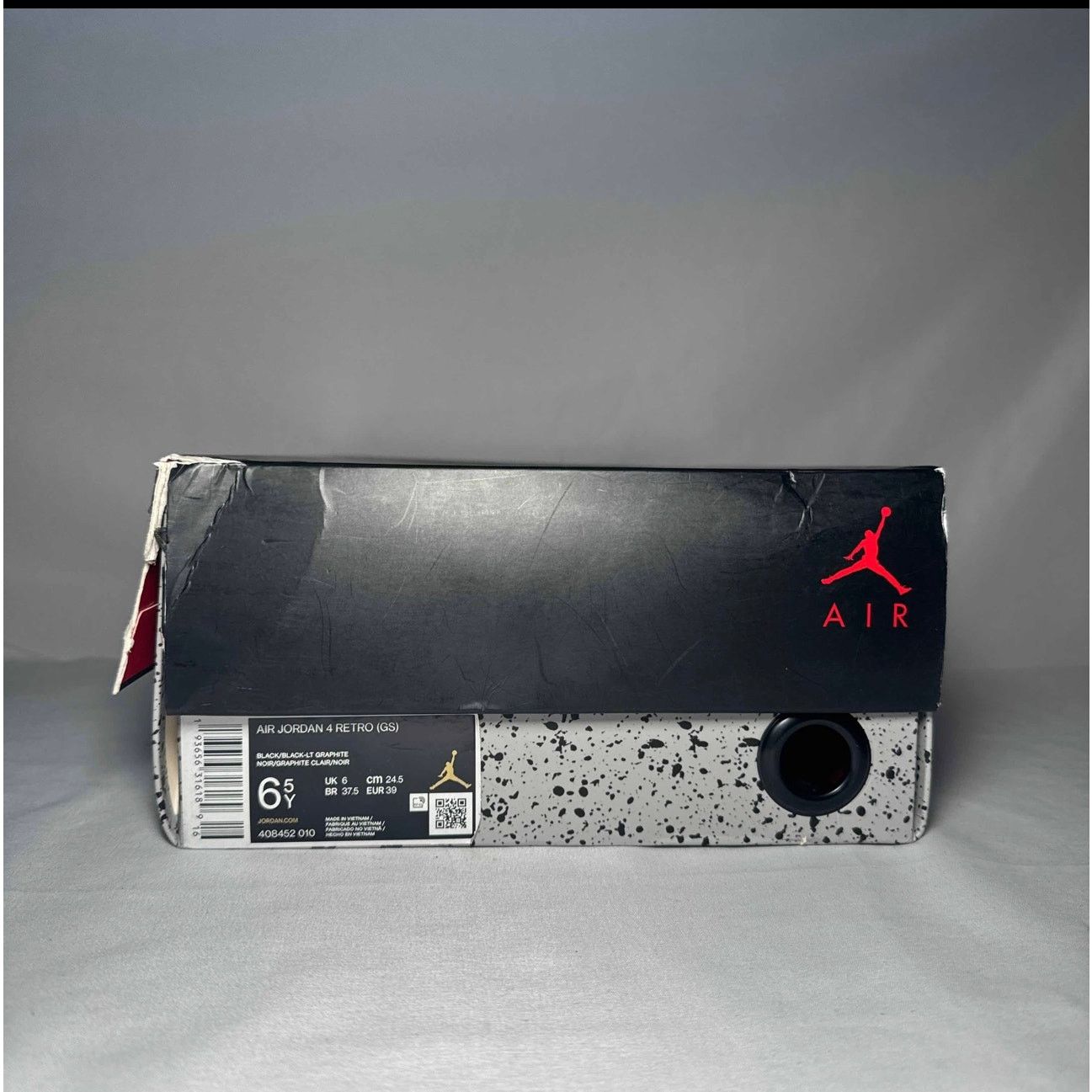 Jordan Brand × Nike Size 6 Nike Air Jordan 4 Retro GS Black Cat 2020 Men's Shoes Size US 6 / EU 39 - 9 Thumbnail