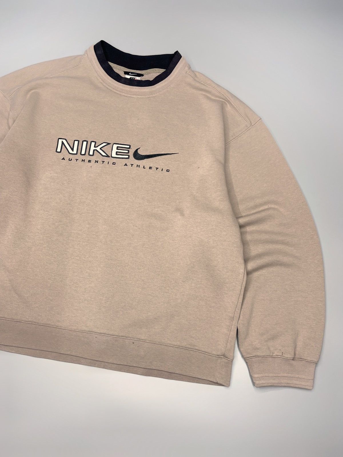 Nike × Vintage Vintage Y2k Nike Big Logo Sweatshirt 90’s Size US L / EU 52-54 / 3 - 2 Thumbnail