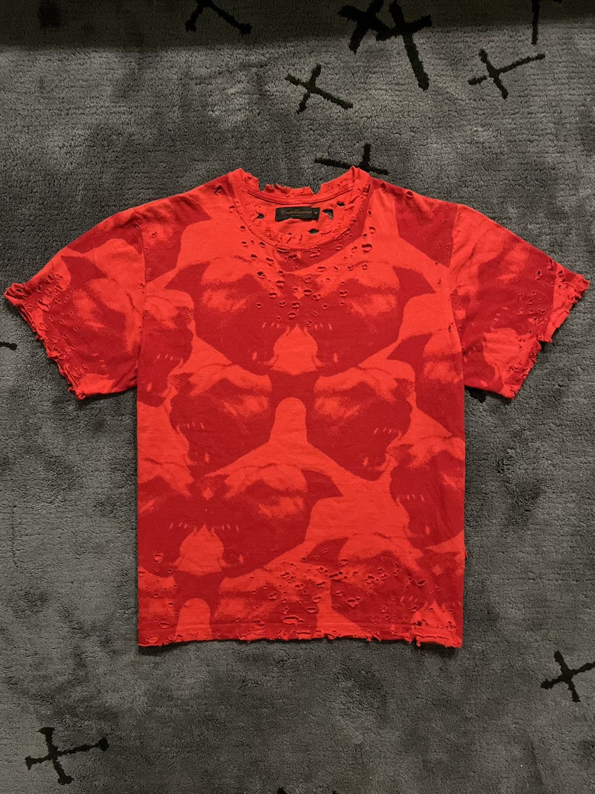Undercover AW03 Paper Doll Rottweiler Distressed Tee Size US M / EU 48-50 / 2 - 2 Thumbnail