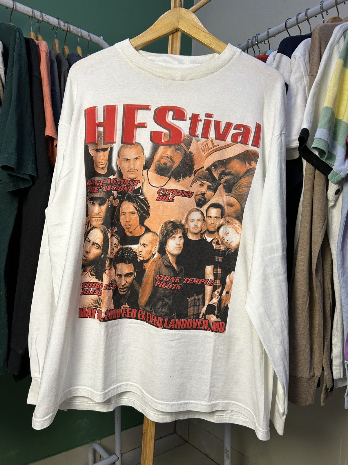 Band Tees Vintage HFStival 2000 Rage Against the Machine Size US XL / EU 56 / 4 - 1 Thumbnail