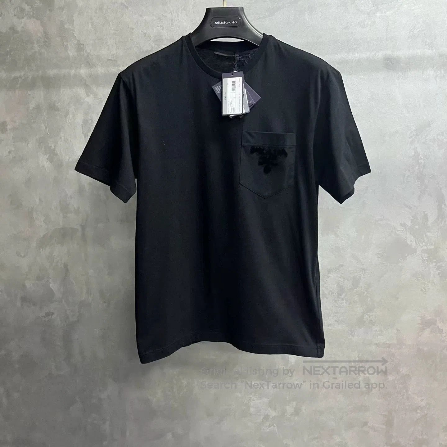 Prada prada black logo round neck t-shirt. Size US S / EU 44-46 / 1 - 1 Thumbnail