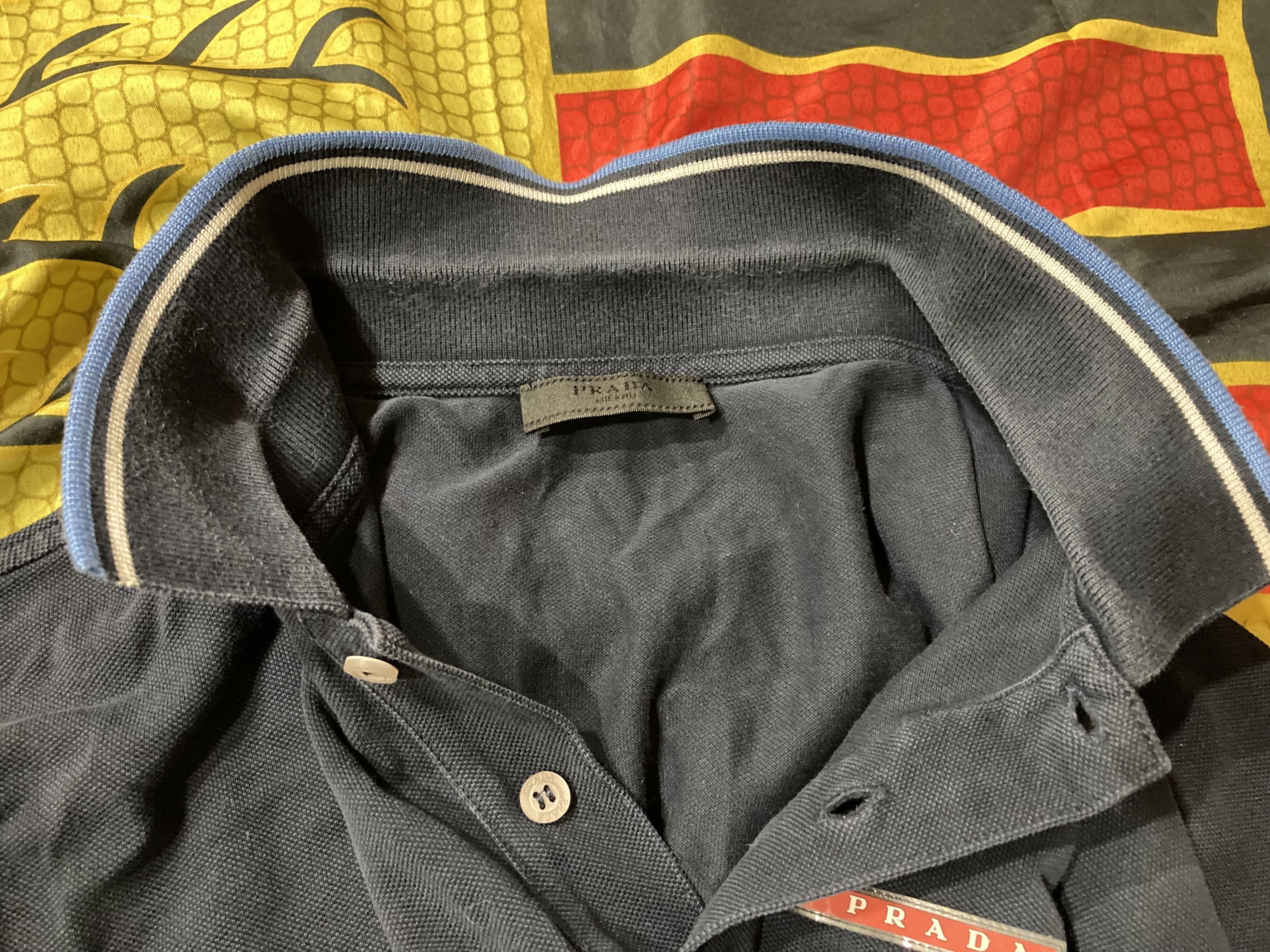 Prada Prada Red Tab Classic Polo Luxe Vintage Size M Size US M / EU 48-50 / 2 - 4 Thumbnail