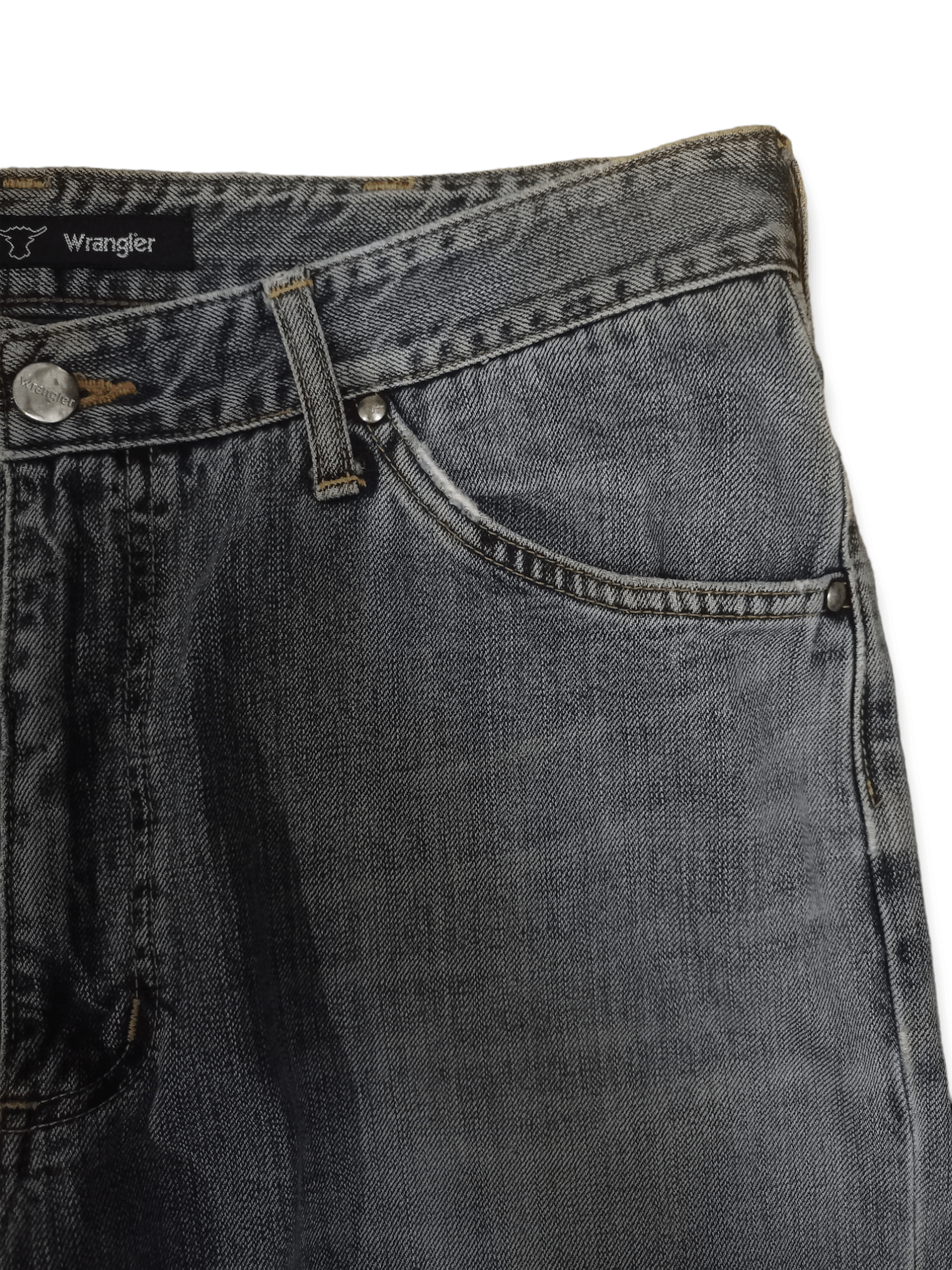 Wrangler Vintage Wrangler Blue Wash Distressed Baggy Jeans 32x32 Size US 32 / EU 48 - 5 Thumbnail
