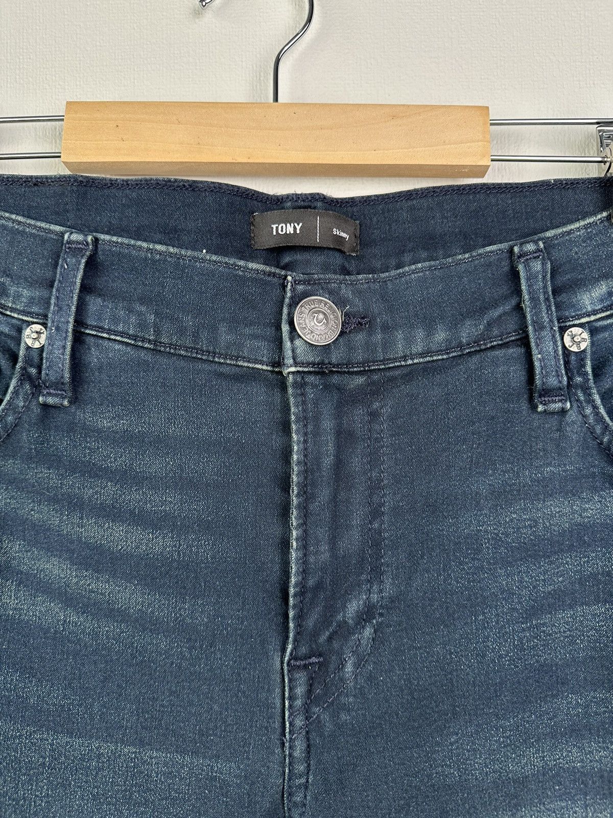 True Religion TRUE RELIGION Tony Skinny Denim Pants Jeans Size US 32 / EU 48 - 9 Thumbnail