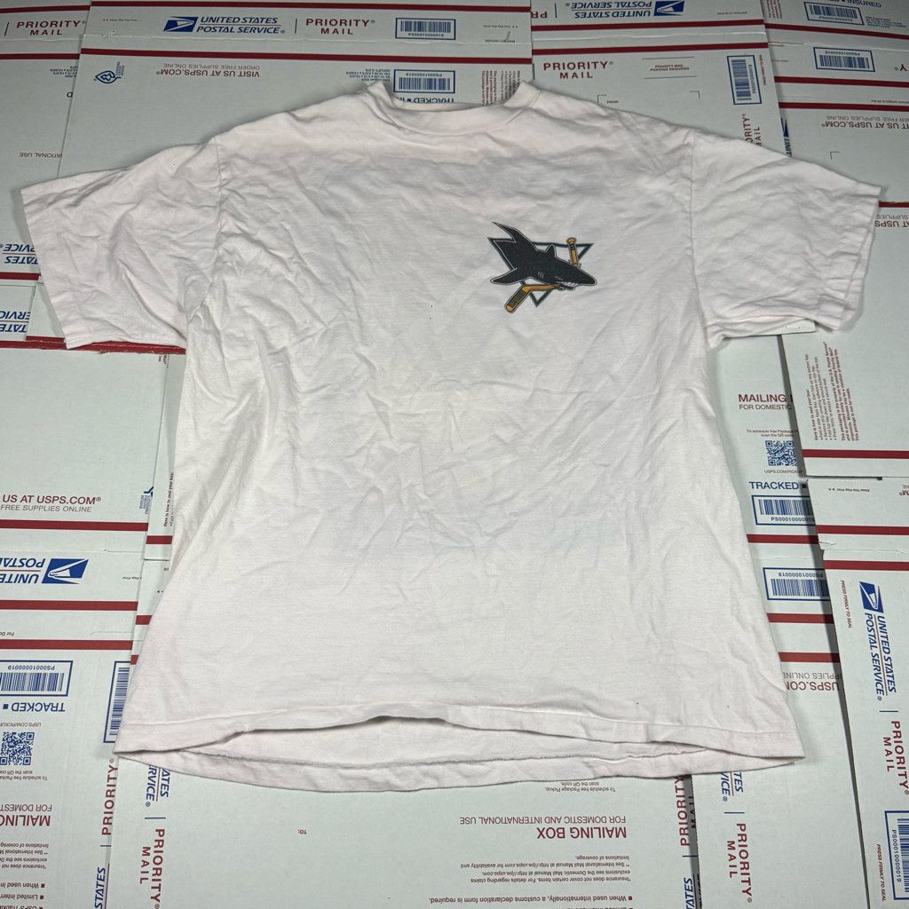 Fairplay 90s Vintage NHL San Jose Sharks First Season T-Shirt Medium Size US L / EU 52-54 / 3 - 2 Thumbnail