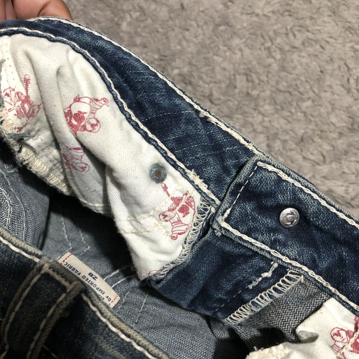 If Six Was Nine × True Religion TRUE RELIGION RAINBOW JOEY DENIM Size 26" / US 2 / IT 38 - 15 Thumbnail