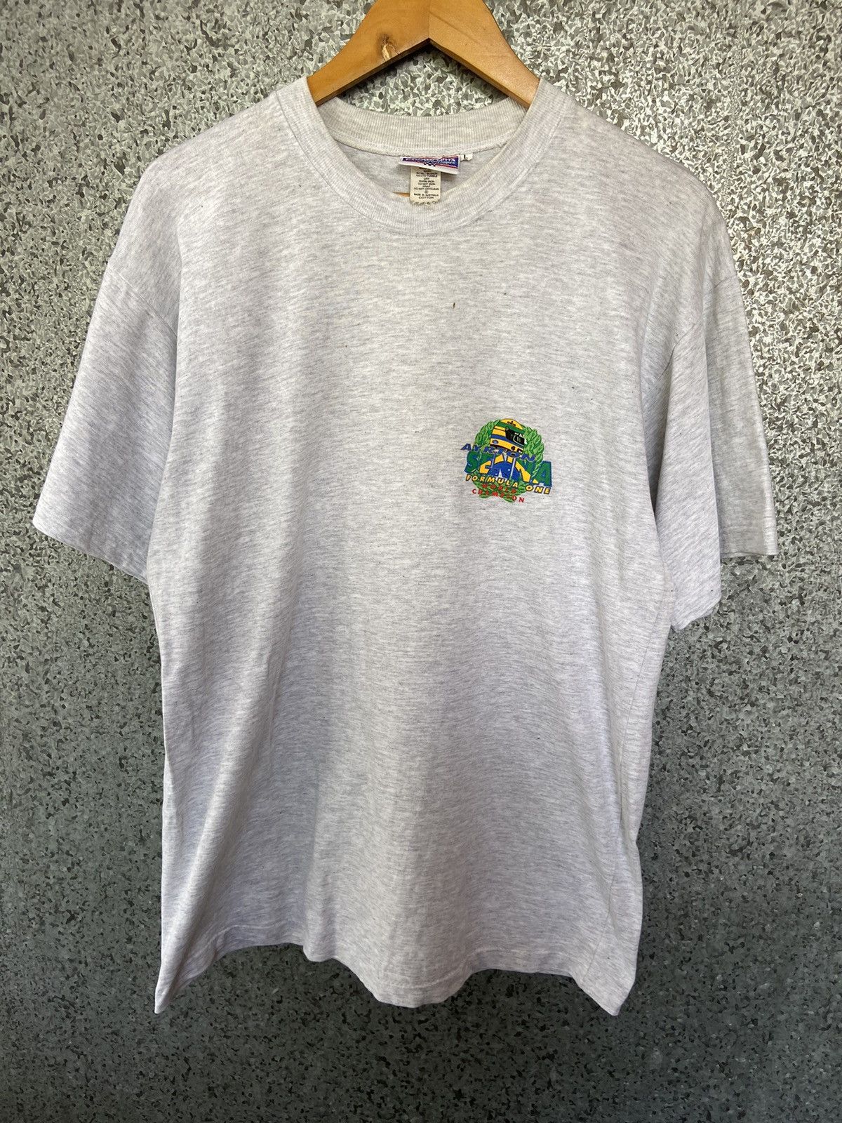 Vintage 🔥 Vintage 90s Vtg F1 Racing Brazil formula one aryton senna Size US M / EU 48-50 / 2 - 3 Thumbnail