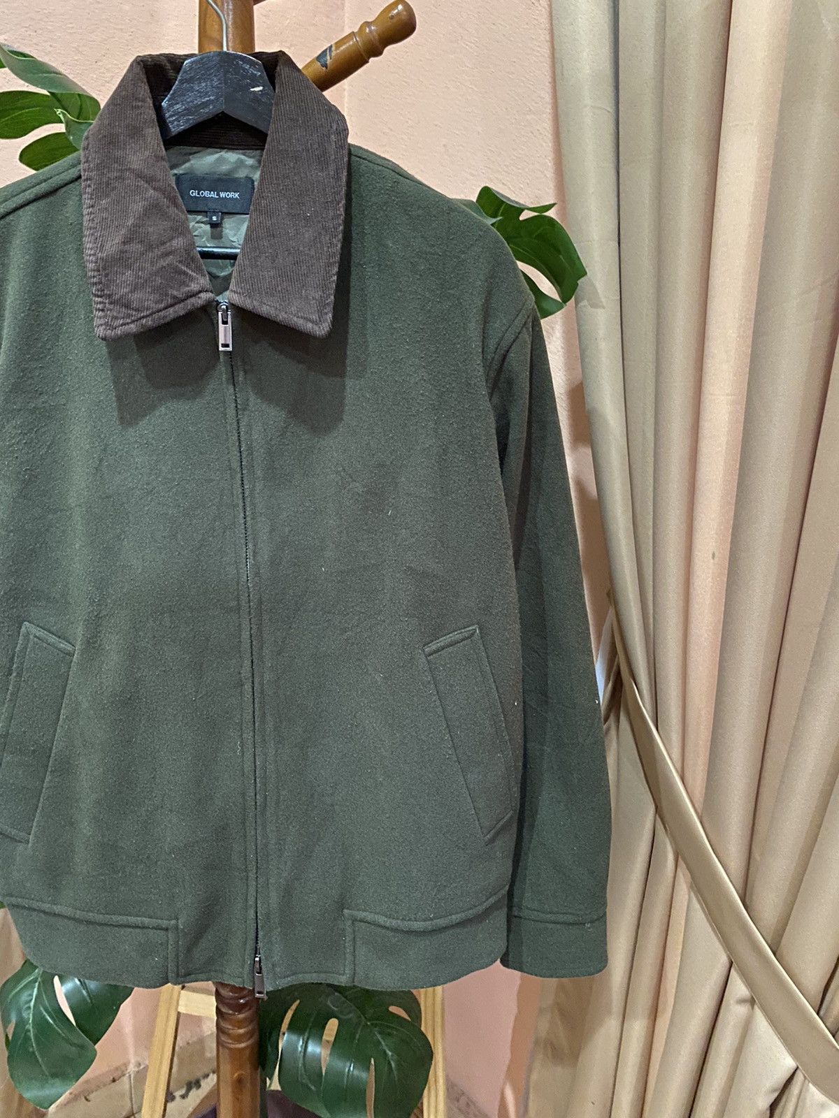Global Work WoollyTec Jacket – Classic Green Workwear Style