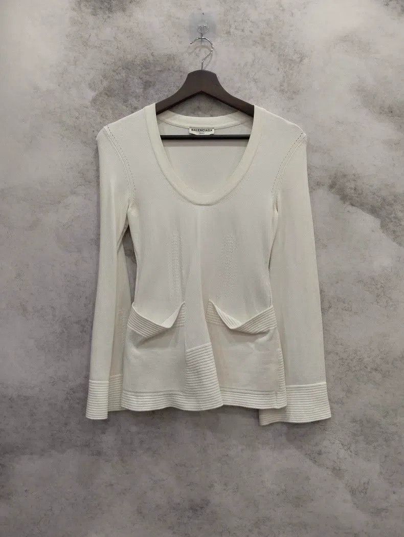Balenciaga Balenciaga Wool low neck base layer Size XS / US 0-2 / IT 36-38 - 1 Thumbnail
