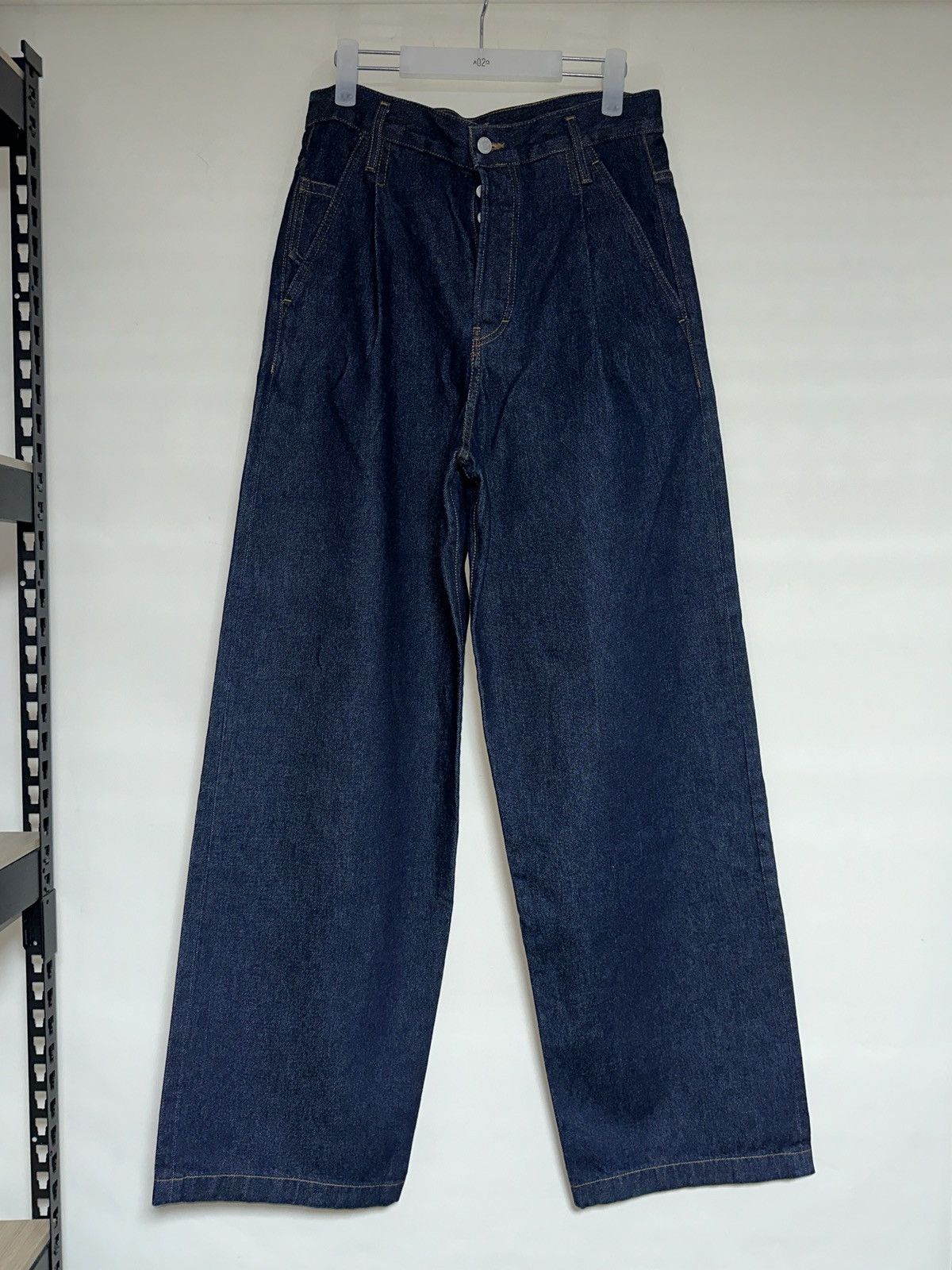 Dries Van Noten Dries van noten high waist Pleated denim Jeans pants Size US 29 - 1 Thumbnail