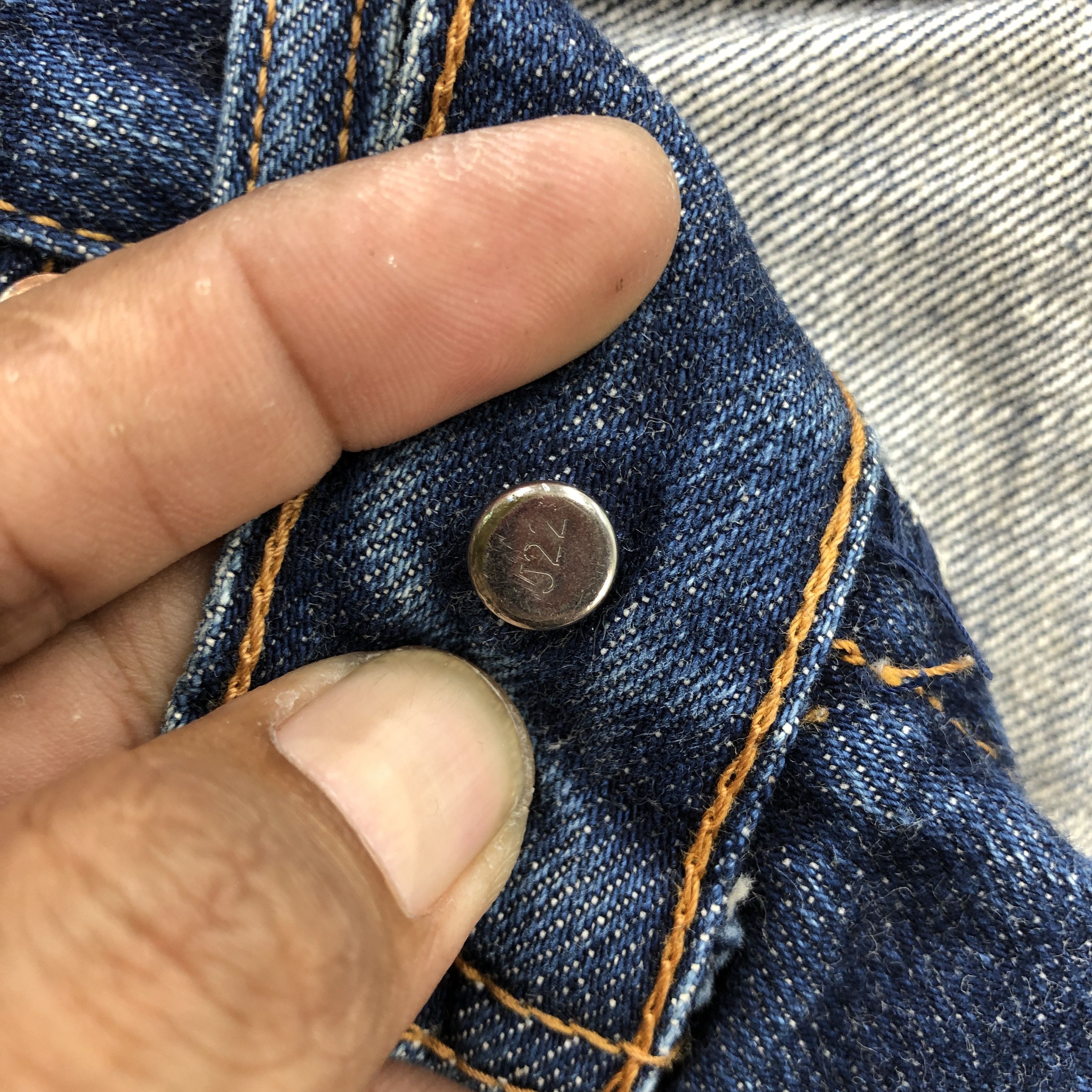 Levi's Vintage Levis Selvedge Distressed Jeans Levis Redline Denim Size US 30 / EU 46 - 7 Thumbnail