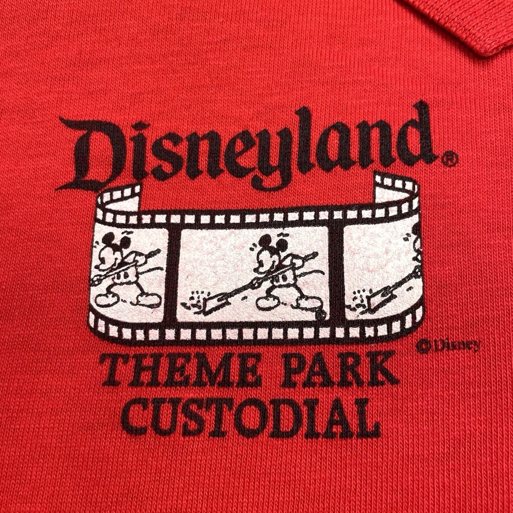 Disney VINTAGE Disney Crew Shirt Men’s M Red 1990 Summer EXCLUSIVE POLO CUSTODIAL Crew Mens Size US M / EU 48-50 / 2 - 4 Thumbnail