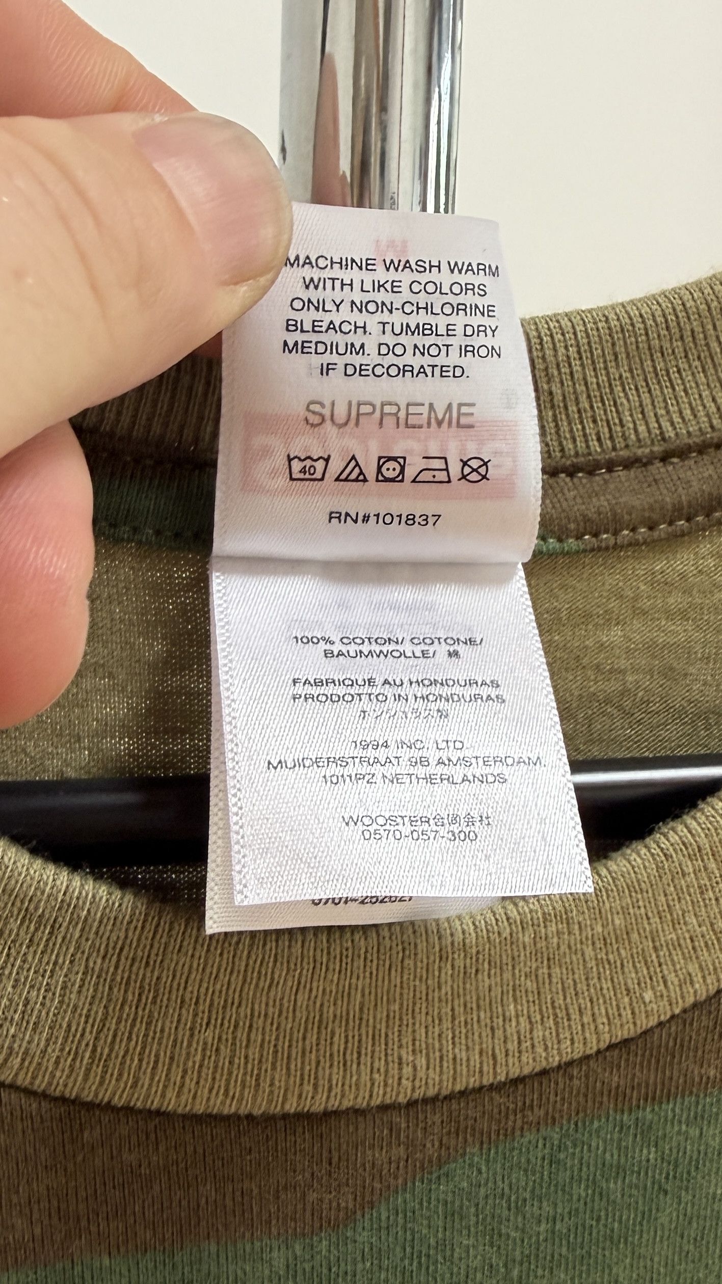 Supreme Supreme x Playboi Carti Camo tee Size US M / EU 48-50 / 2 - 3 Thumbnail