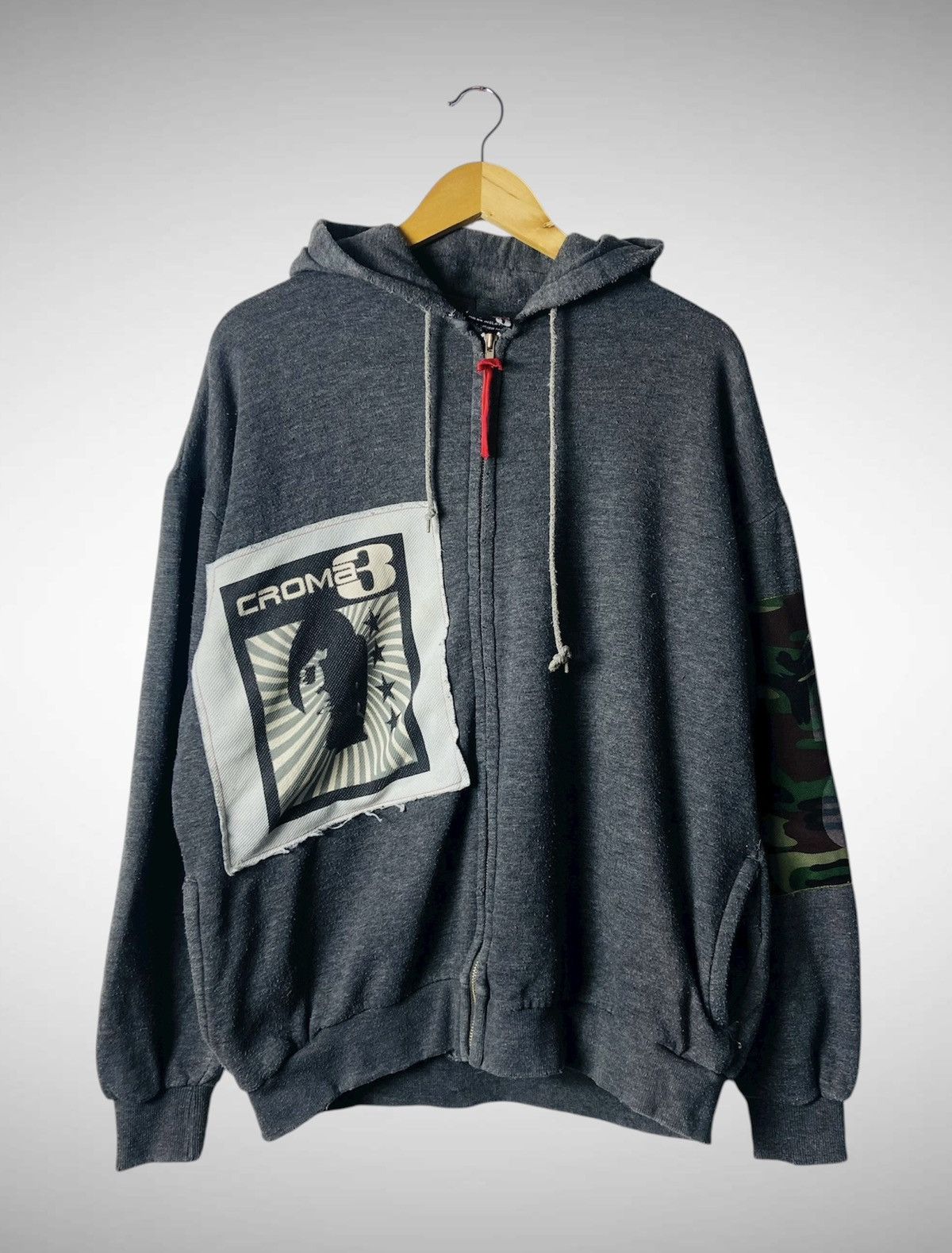 Japanese Brand Croma 3 Baggy Hoodie Size US XL / EU 56 / 4 - 2 Thumbnail