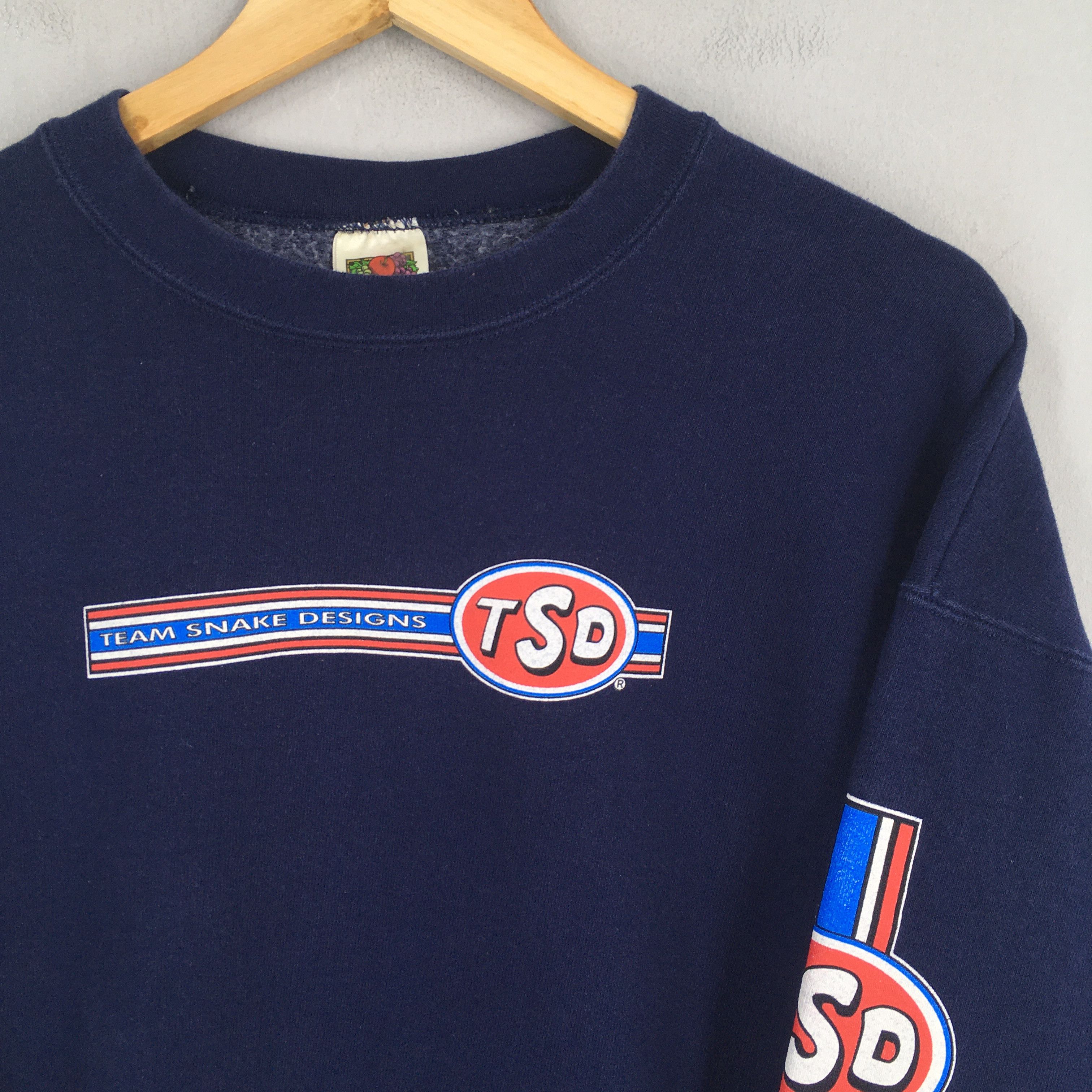 Vintage Vintage Team Snake Design TSD Snowmobile Sweatshirt XLarge Size US XL / EU 56 / 4 - 2 Thumbnail