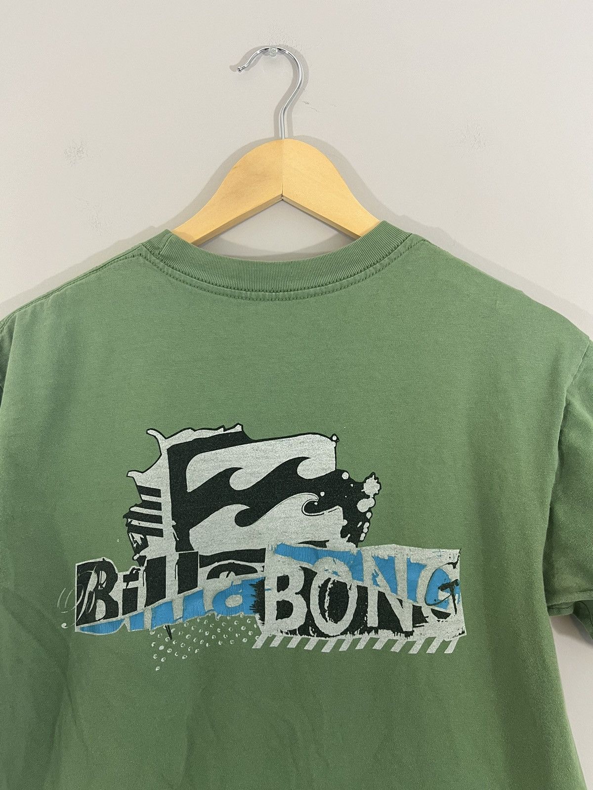 Billabong Sun Faded Green Billabong 90s Surf Skate Tee Size US M / EU 48-50 / 2 - 8 Thumbnail