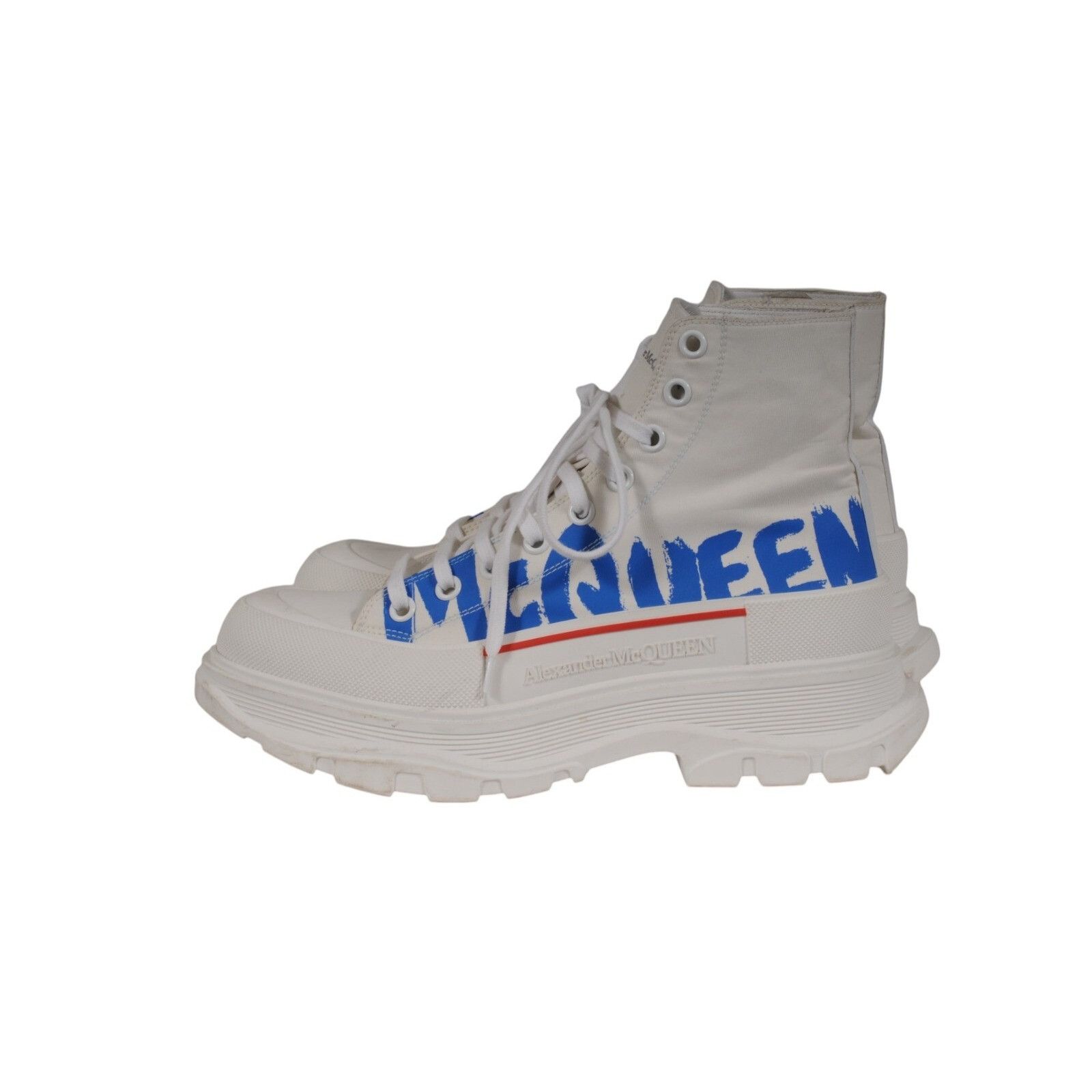 Alexander McQueen Tread Slick Graffiti Logo Boots Size US 9.5 / EU 42-43 - 6 Thumbnail