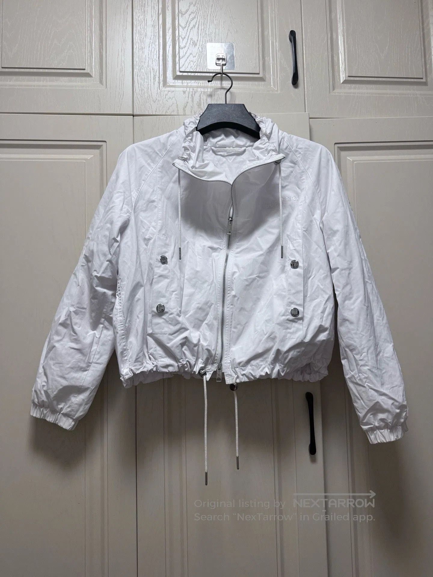 Burberry Burberry White Short Coat UK6. Size M / US 6-8 / IT 42-44 - 1 Thumbnail