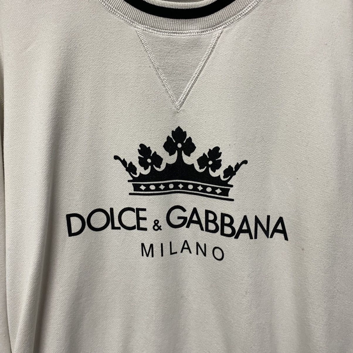 Dolce & Gabbana Rare Dolce & Gabbana sweatshirt big logo milano Size US M / EU 48-50 / 2 - 5 Thumbnail