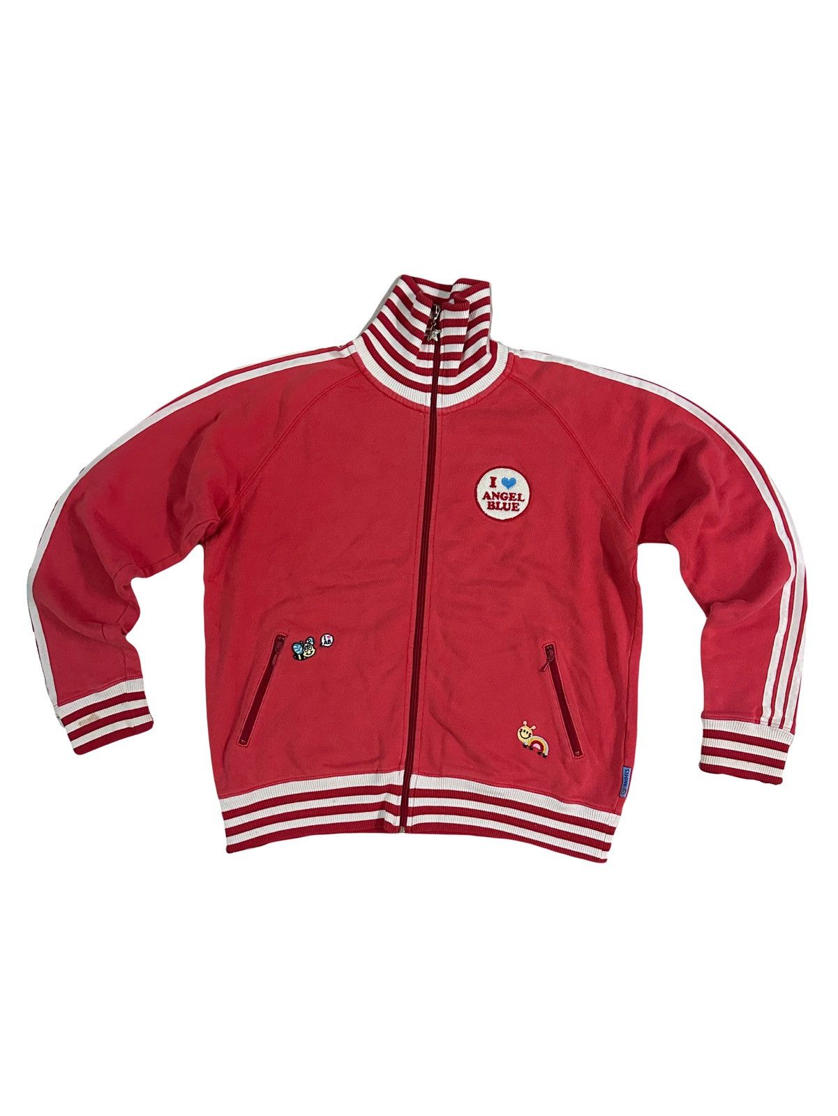 Angel Blue 2000s Angel Blue - Red Track Top / Jacket Size L / US 10 / IT 46 - 2 Thumbnail