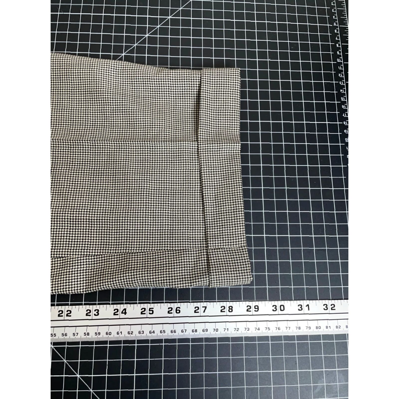 Ralph Lauren VINTAGE Ralph Lauren Wool Pleated Dress Pants Men’s 34 x 29 Brown Houndstooth Cuffed Size US 34 / EU 50 - 7 Thumbnail