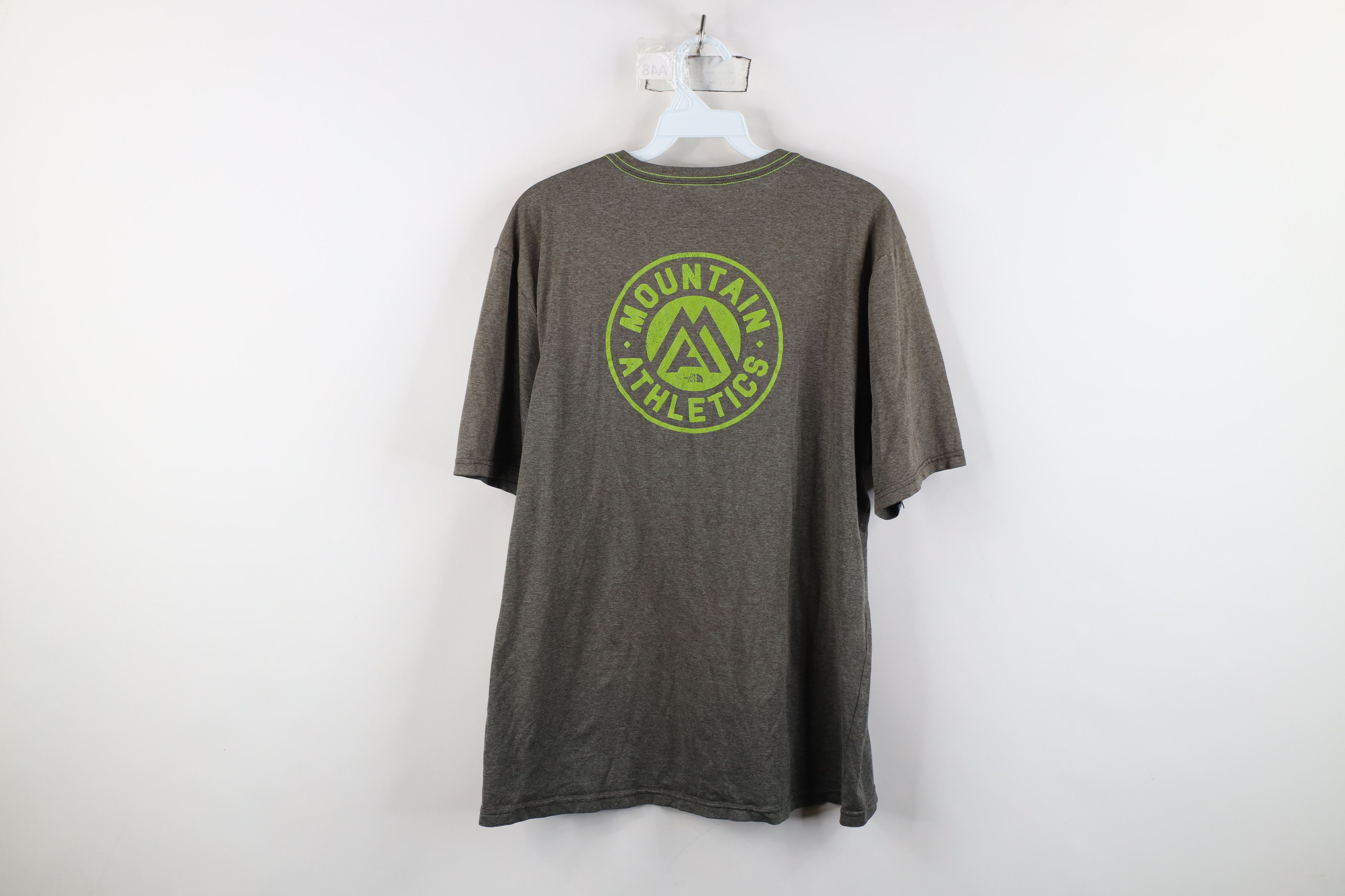The North Face The North Face Spell Out Short Sleeve T-Shirt Green Gray Size US L / EU 52-54 / 3 - 12 Thumbnail