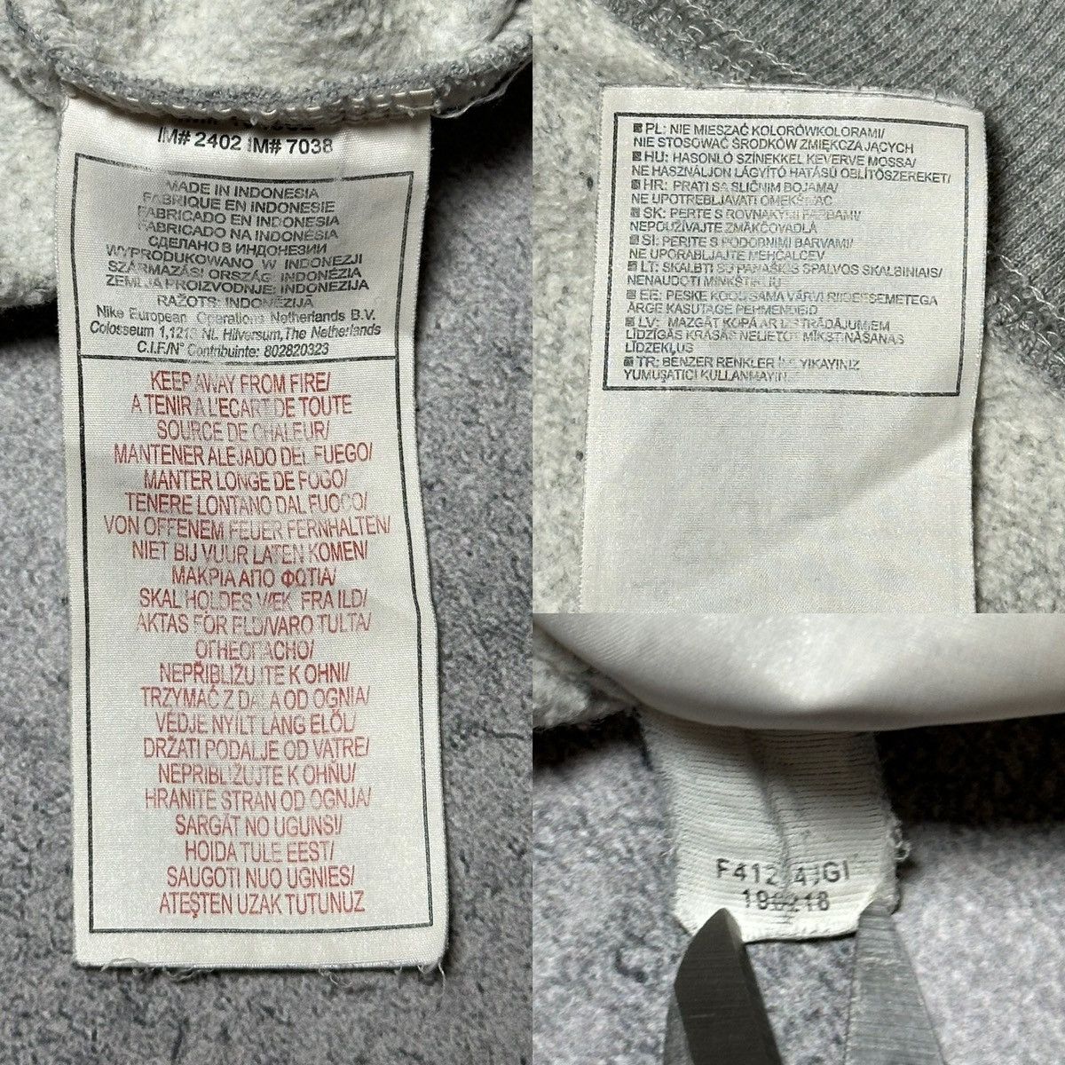 Nike Vintage Nike Big Logo Sweatshirt Size US XXL / EU 58 / 5 - 22 Thumbnail