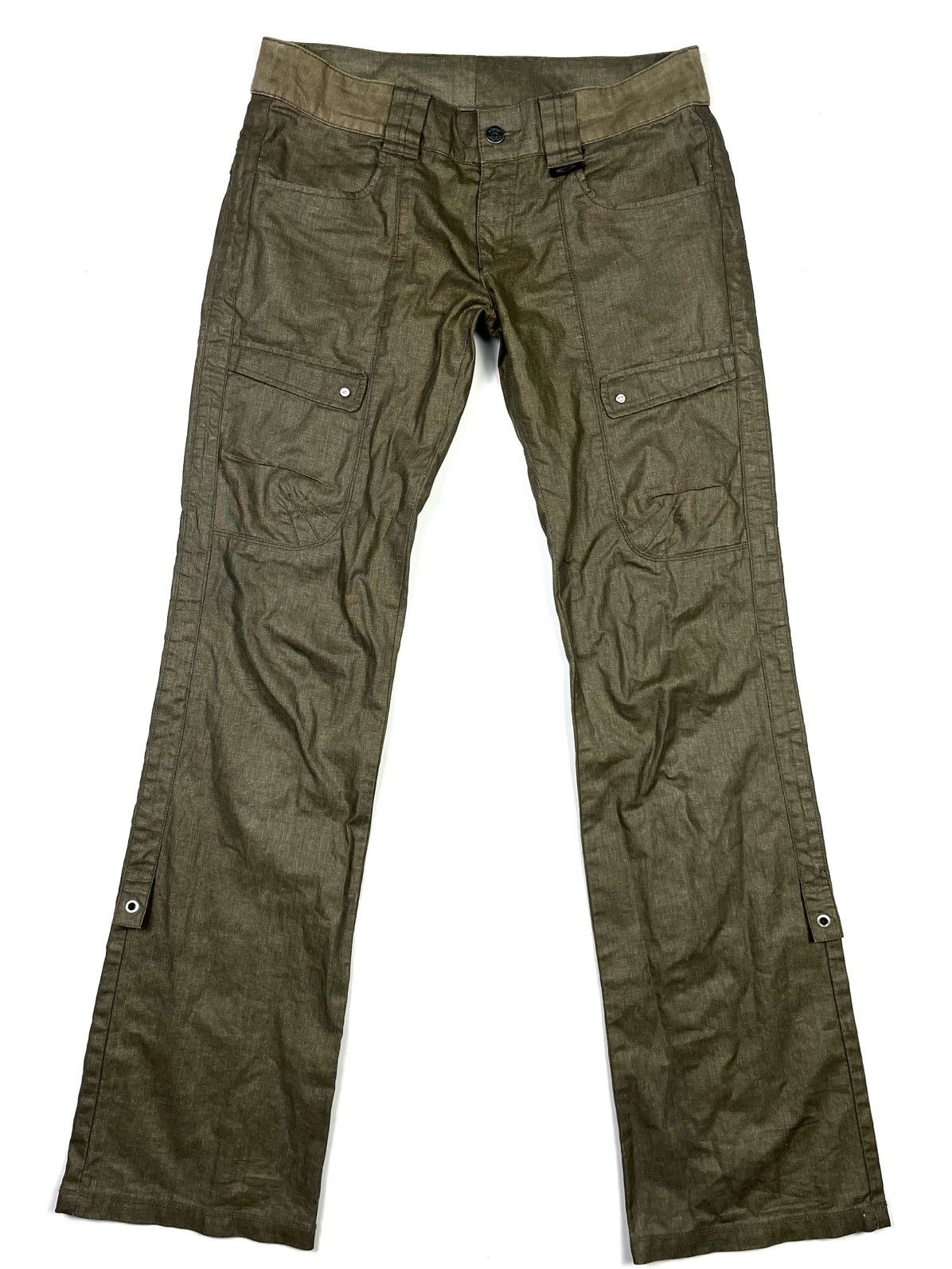 Japanese Brand × Oakley Oakley Vintage Light Pants Streetwear Olive Military Size 27" / US 4 / IT 40 - 1 Thumbnail