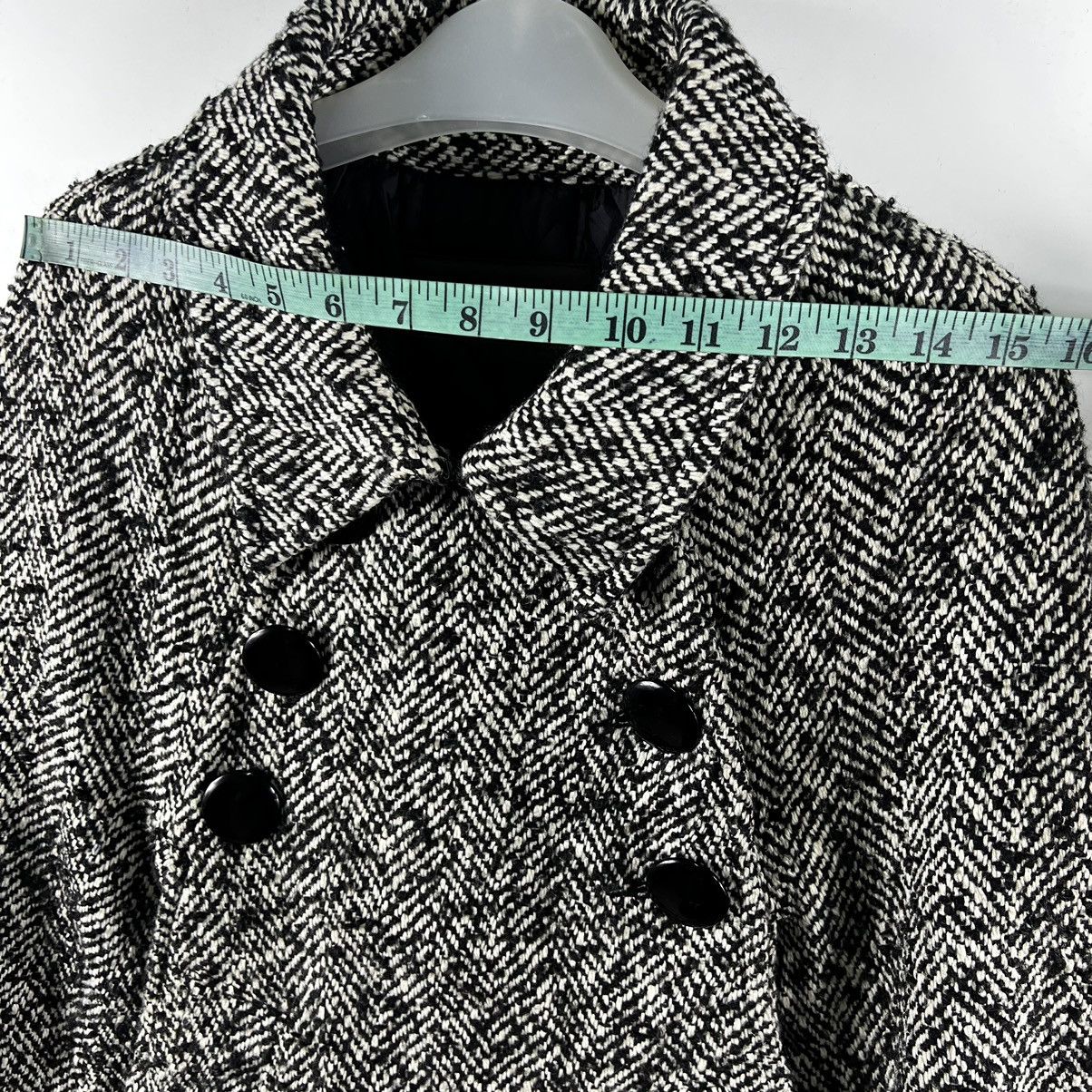 Japanese Brand 🔥 Natural Couture Japanese Tweed button Capes Size S / US 4 / IT 40 - 4 Thumbnail