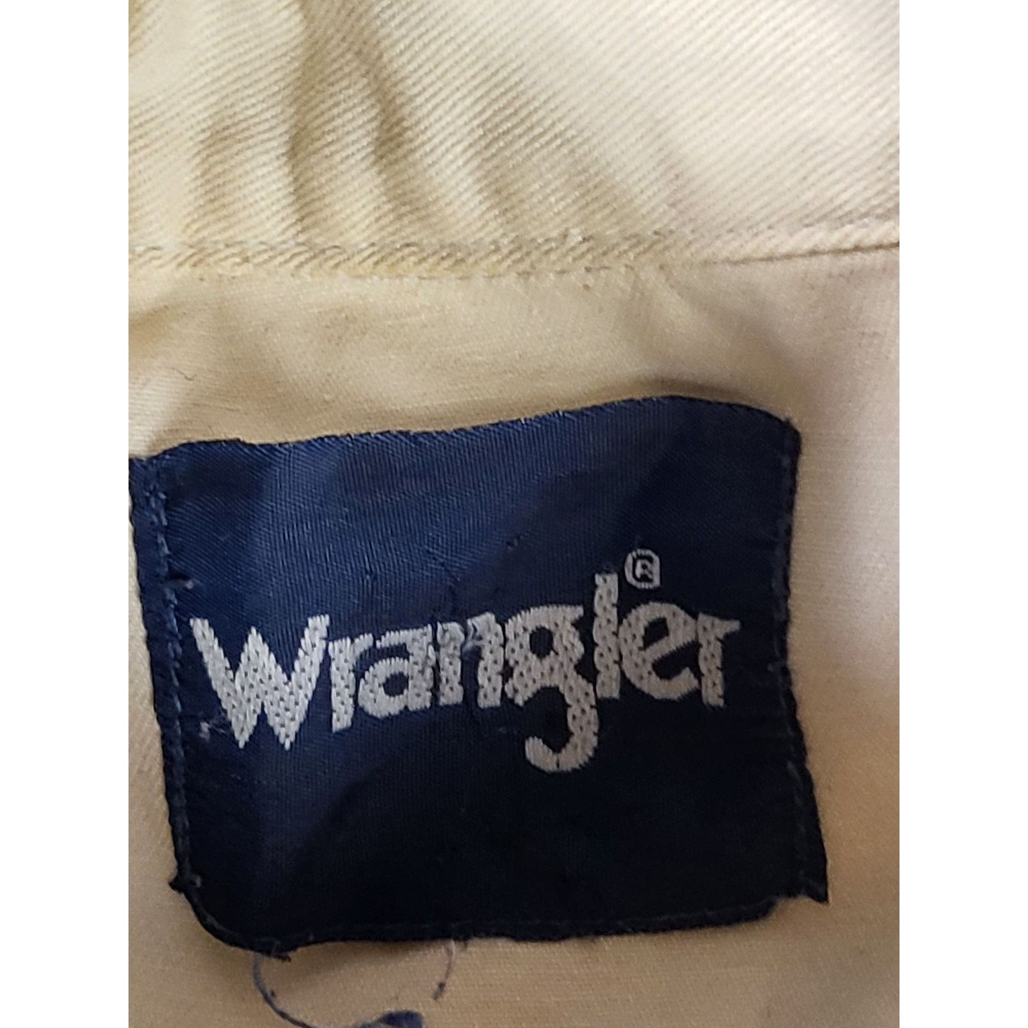 Wrangler Wrangler Pearl Snap Beige Shirt Men Sz XL Button Up Cowboy W Size US XL / EU 56 / 4 - 7 Thumbnail