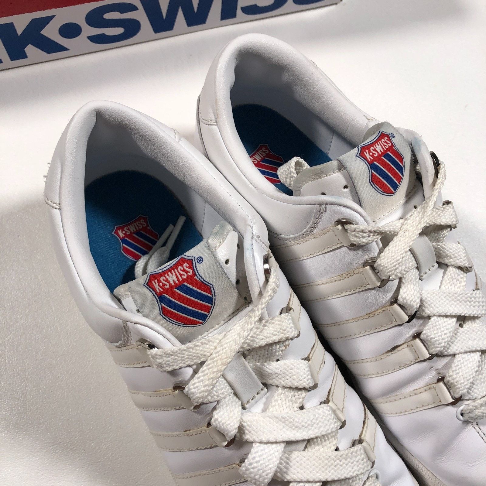 K-Swiss K-Swiss Classic Varsity Low Sneakers Shoes White size 6.5 S1 Size US 6.5 / EU 39-40 - 5 Thumbnail
