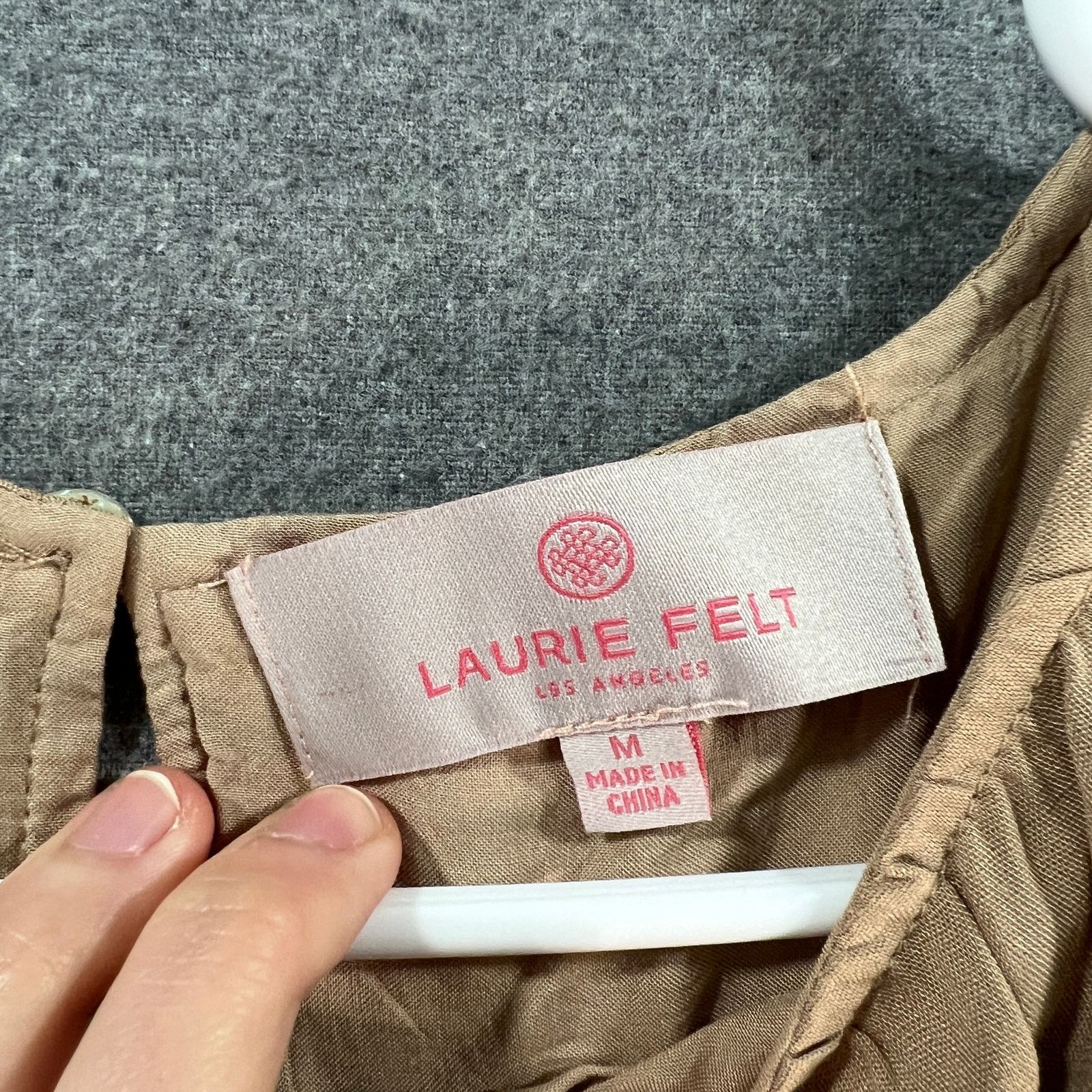 Other Laurie Felt Sleeveless Tiere Maxi Dress Brown Sand Size M Size M / US 6-8 / IT 42-44 - 3 Thumbnail