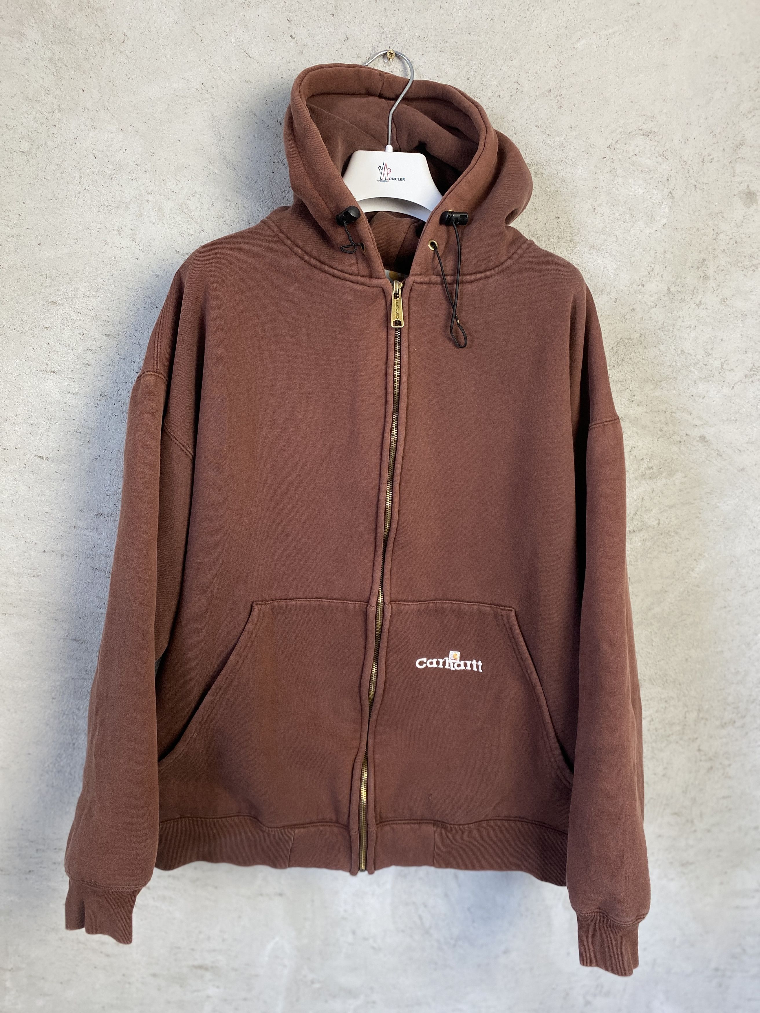 Carhartt Thermal Insulated zip-up hoodie heavy vintage skate