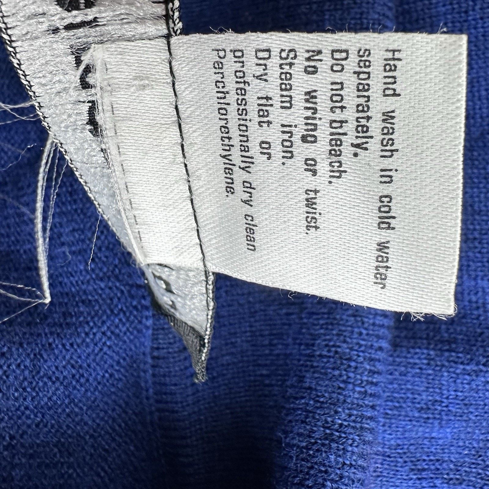 Neiman Marcus Neiman Marcus Wool Polo Sweater Blue Long Sleeve Italy M Size US M / EU 48-50 / 2 - 6 Thumbnail