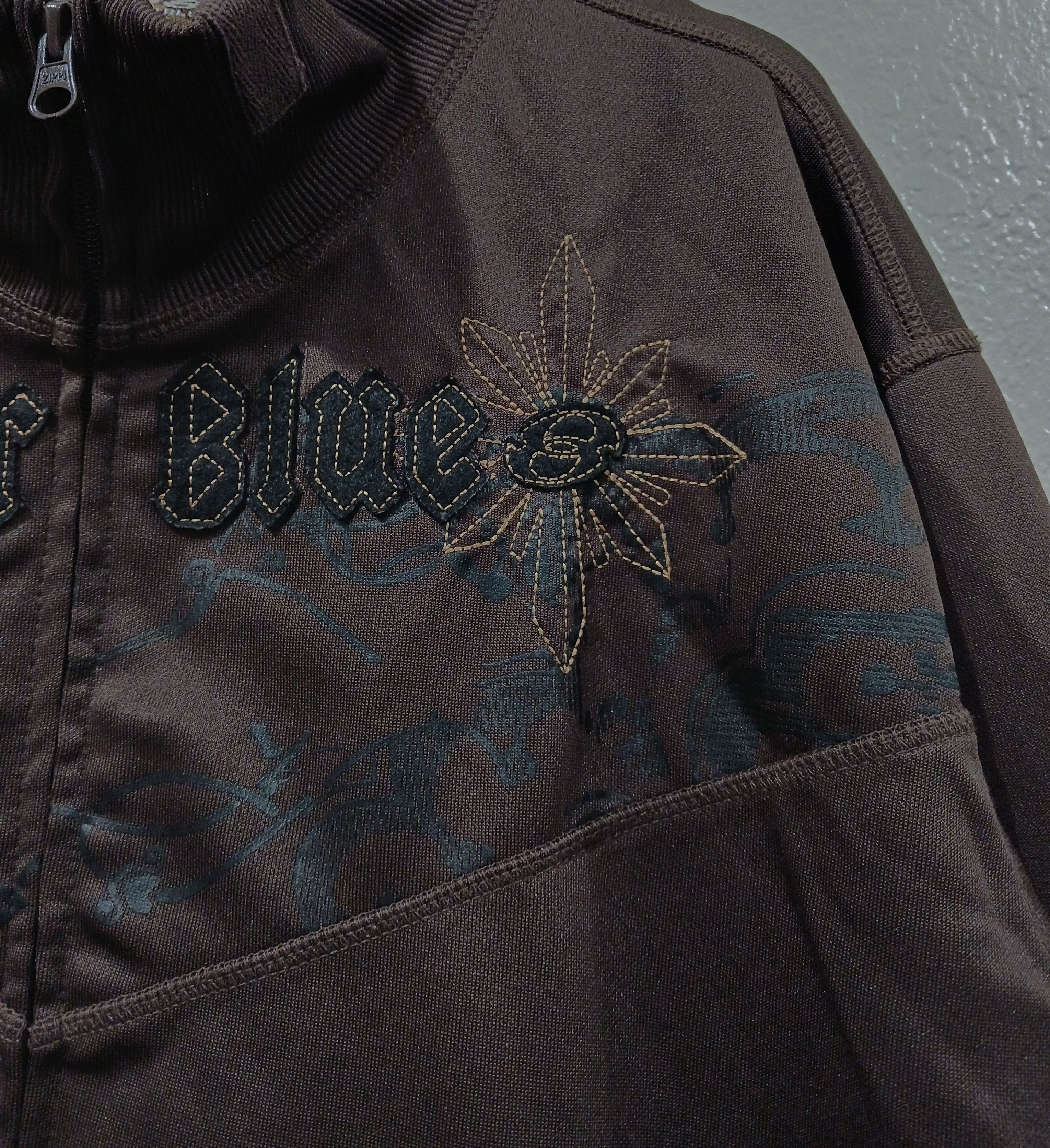 Anchor Blue Anchor Blue Spell Out Logo Vintage 2000s Zip-Up Track Jacket Size US XXL / EU 58 / 5 - 7 Thumbnail