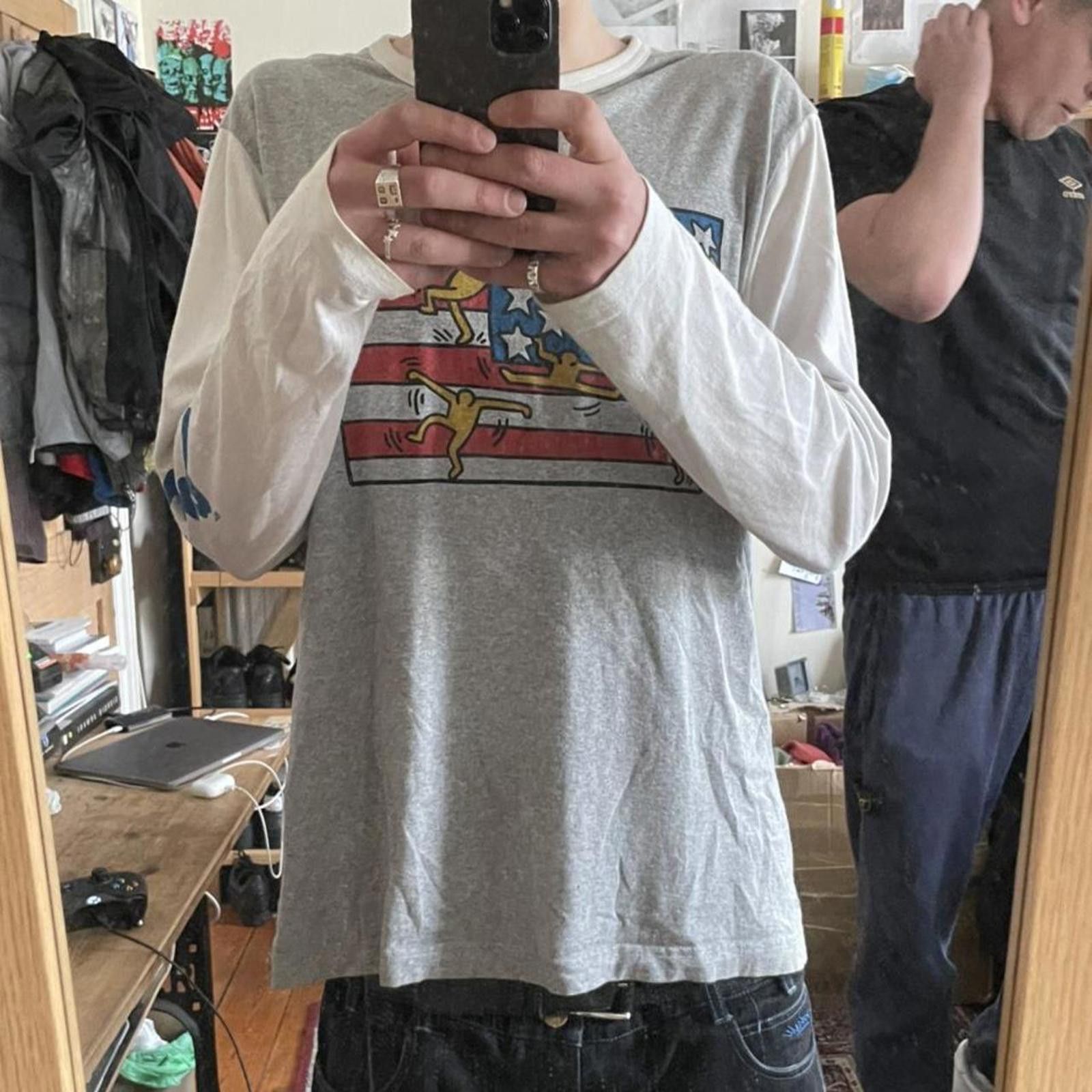 Uniqlo Keith Haring Long sleeve SPRZ NY Size US M / EU 48-50 / 2 - 1 Thumbnail