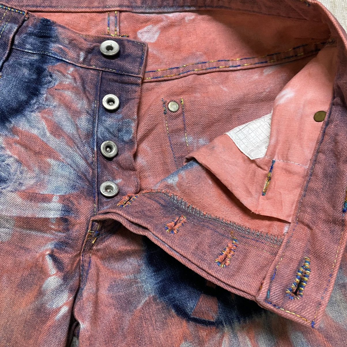 If Six Was Nine Veronica Led Rechwe Denim Flare Jeans Bleach Size US 32 / EU 48 - 15 Thumbnail