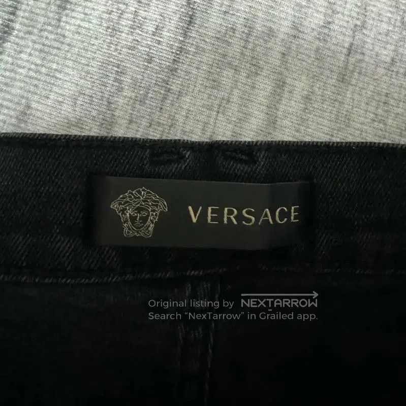 Versace Versace Black Cotton Medusa Men's Casual Pants . Size US 32 / EU 48 - 4 Thumbnail