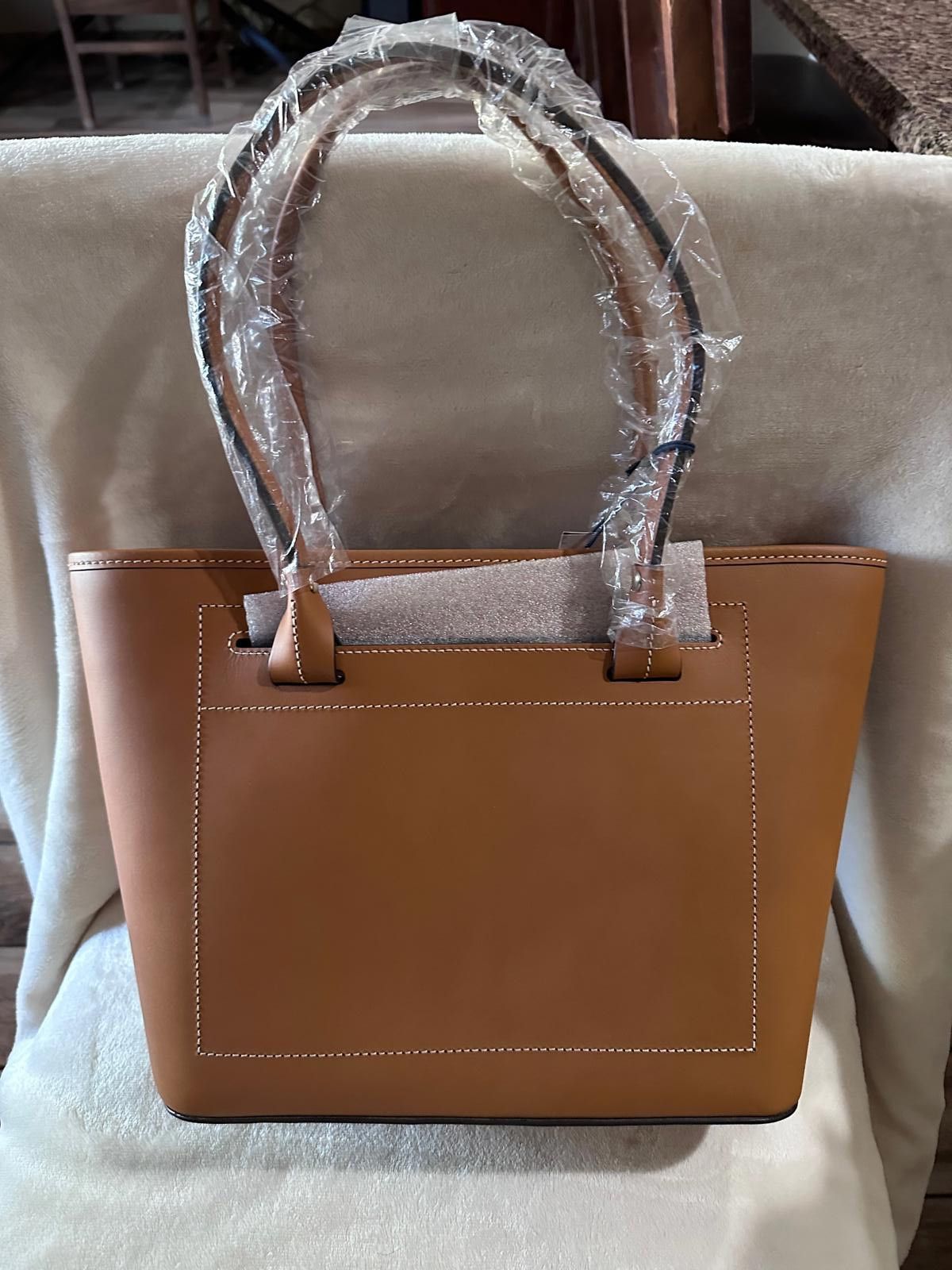 Dooney & Bourke Dooney & Bourke Classic Leather Tote Bag Brown Size ONE SIZE - 2 Thumbnail